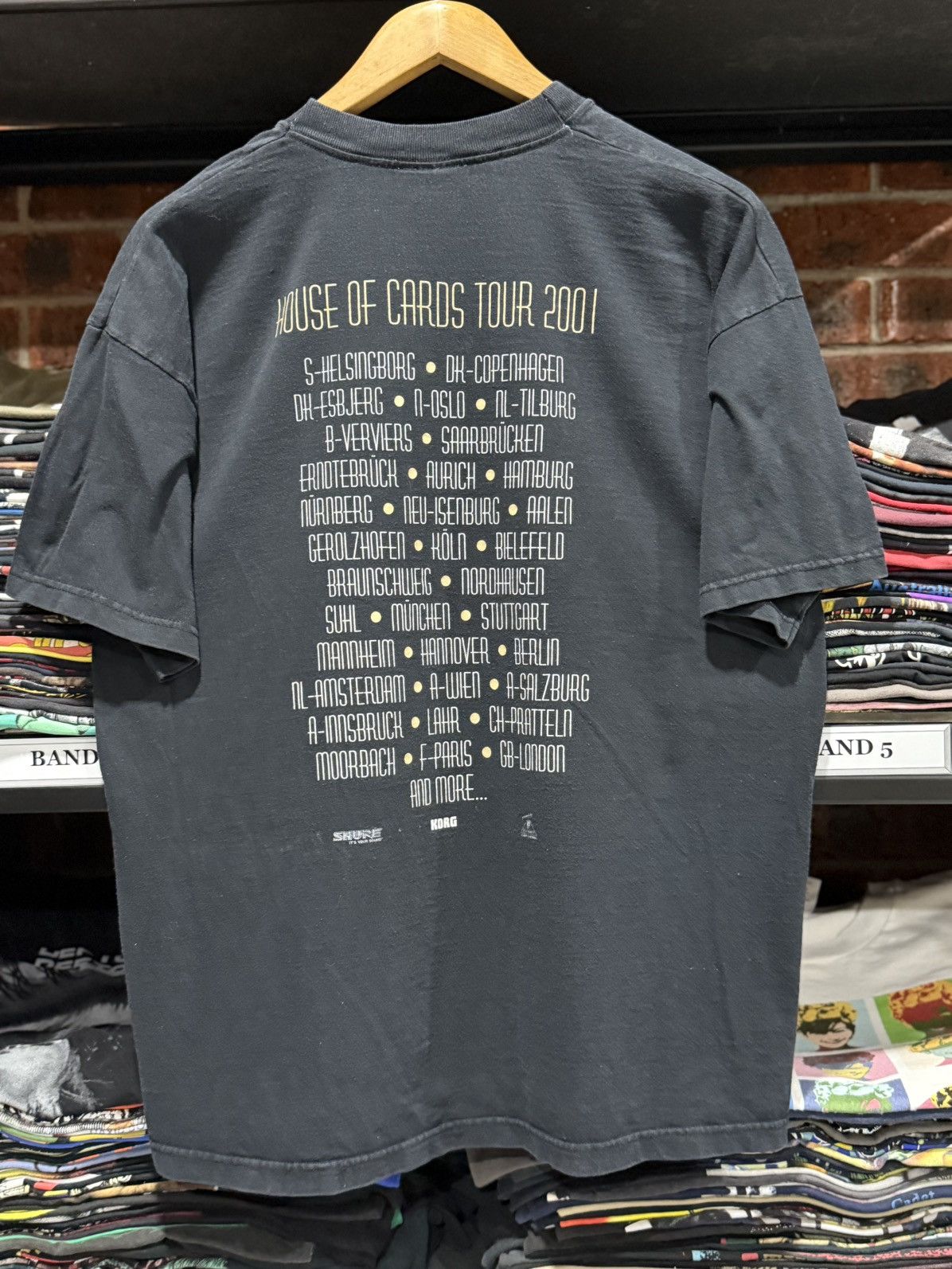 Band Tees × Vintage Vintage House Of Cards Saga Canadian Progressive Rock Faded Size US XL / EU 56 / 4 - 2 Thumbnail