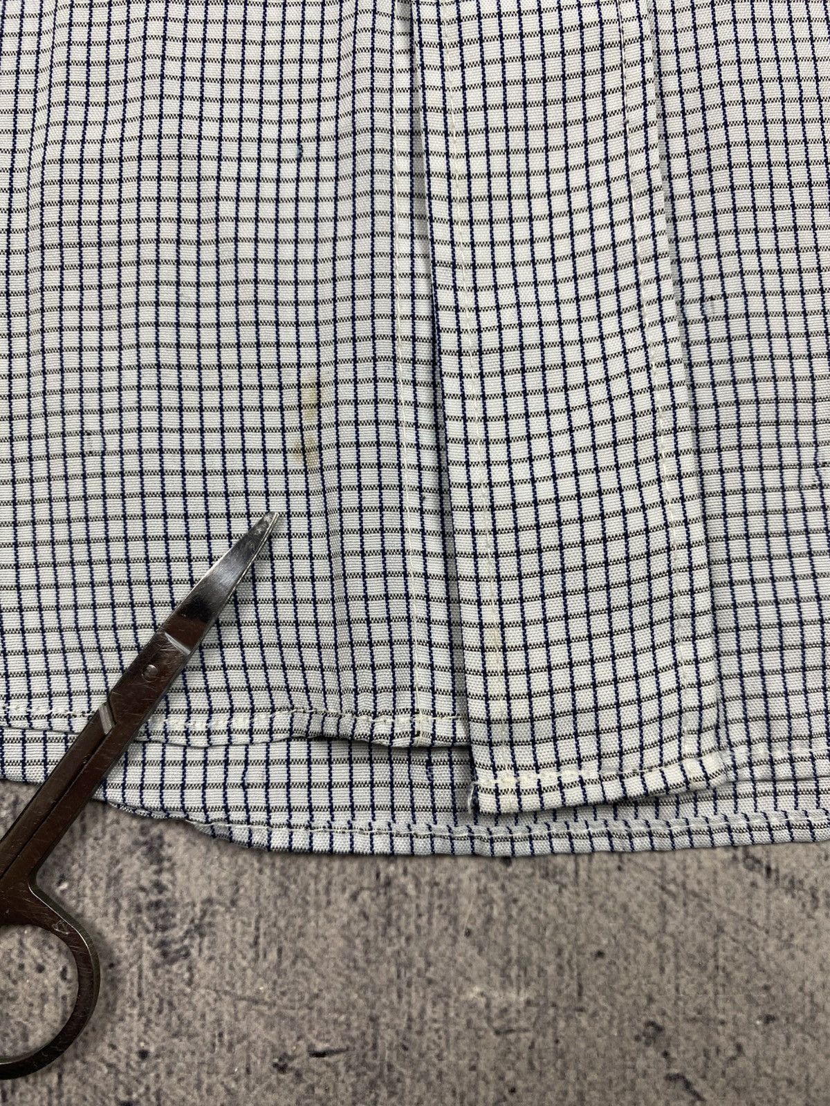 Versace Vintage Versace Classic V2 Micro Check Button Down Shirt Size US XL / EU 56 / 4 - 16 Thumbnail