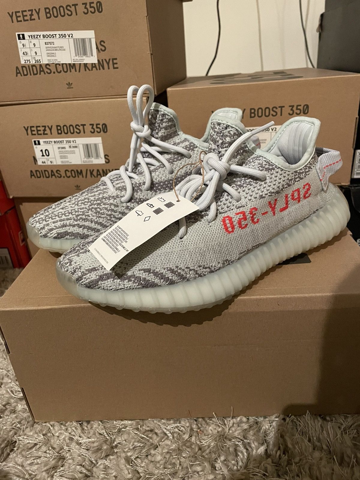 Yeezy Yeezy 350 Blue Tint Size US 7.5 / EU 40-41 - 1 Thumbnail