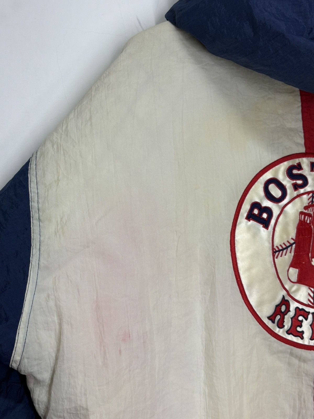 Starter Vintage Boston Red Sox Puffer Jacket 1990s Size US L / EU 52-54 / 3 - 19 Thumbnail