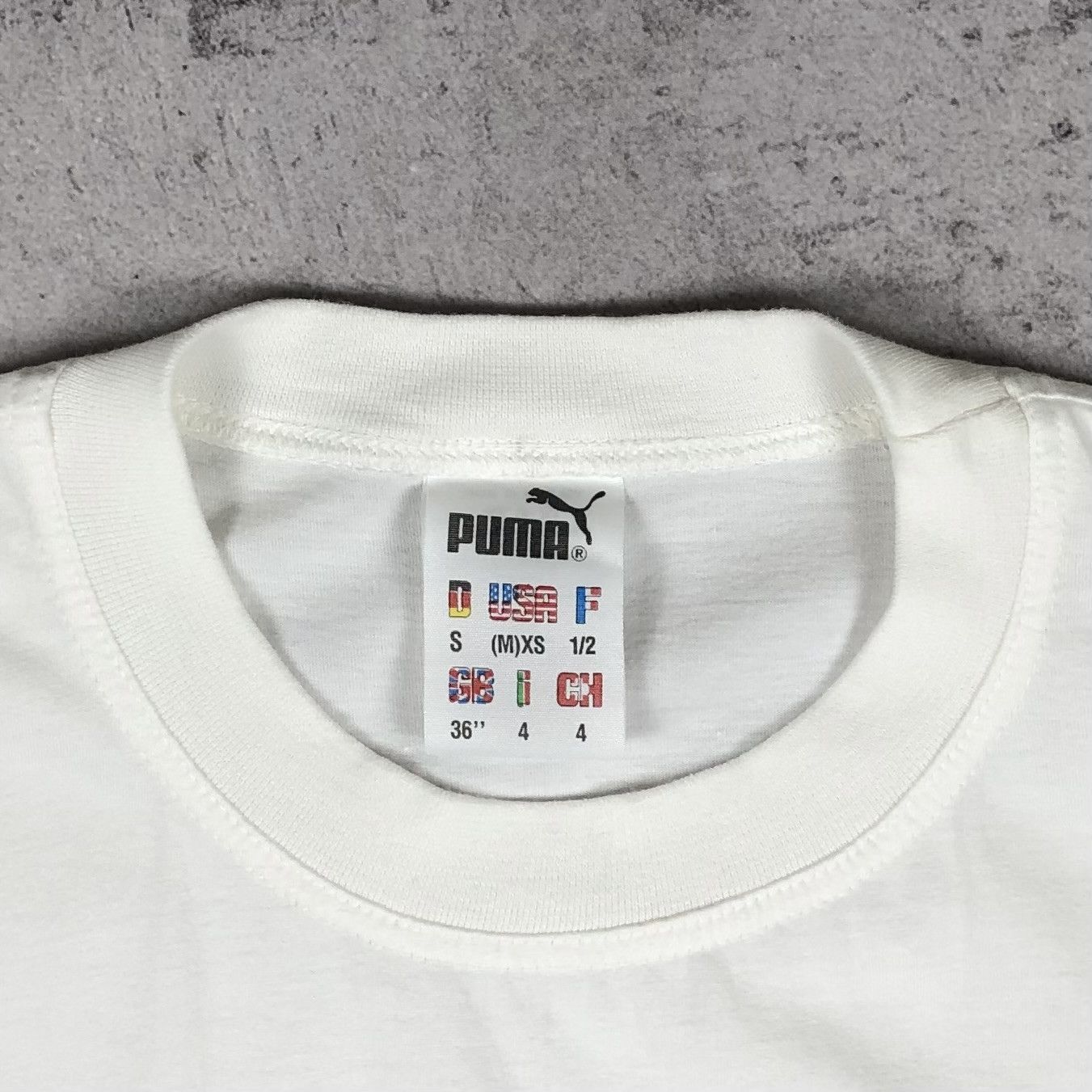 Puma Vintage 90s Puma Identity Design Abstract Art Tee Size US L / EU 52-54 / 3 - 10 Thumbnail