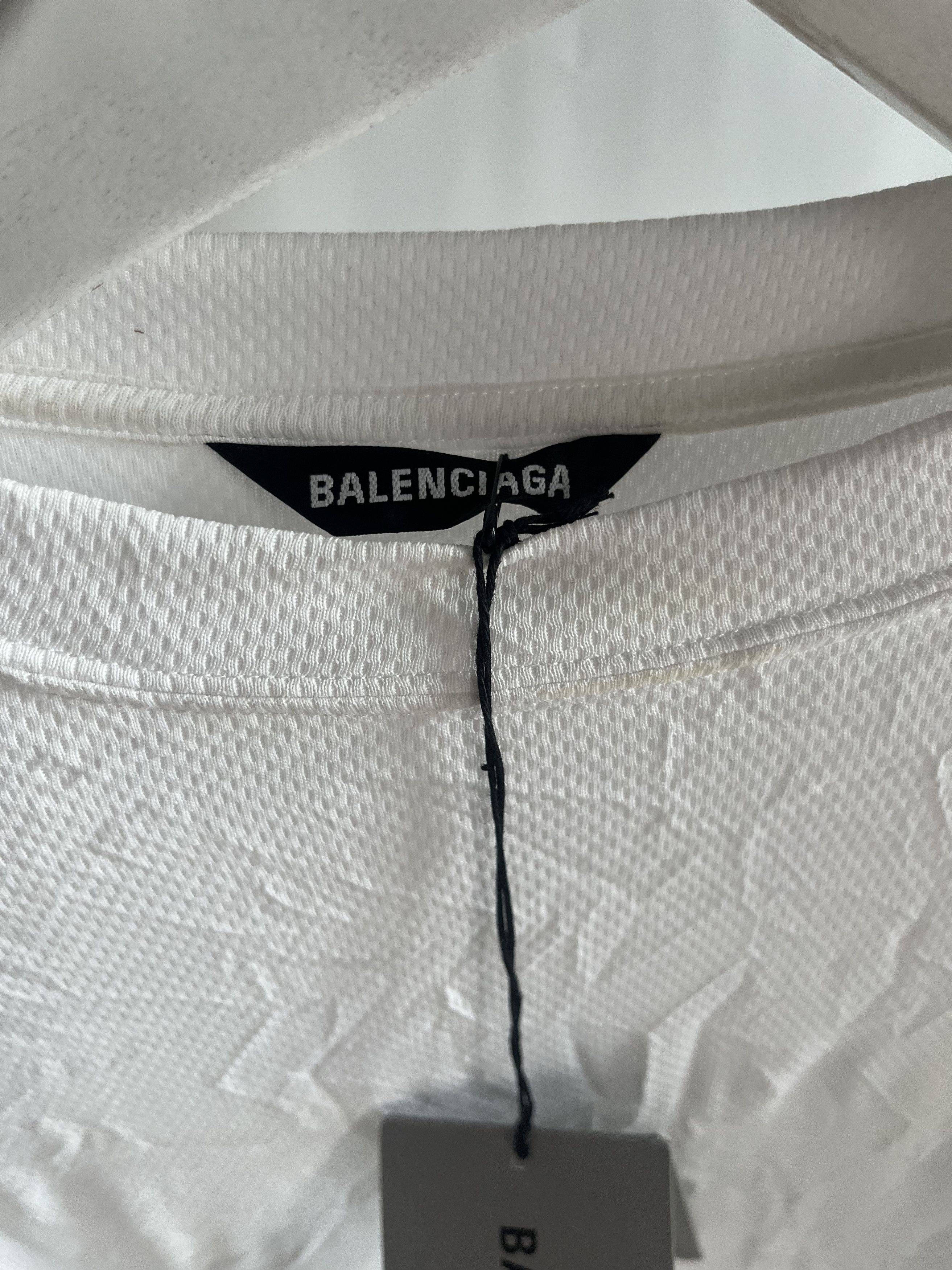 Balenciaga Sporty Mesh L/S Jersey Size US XL / EU 56 / 4 - 3 Thumbnail