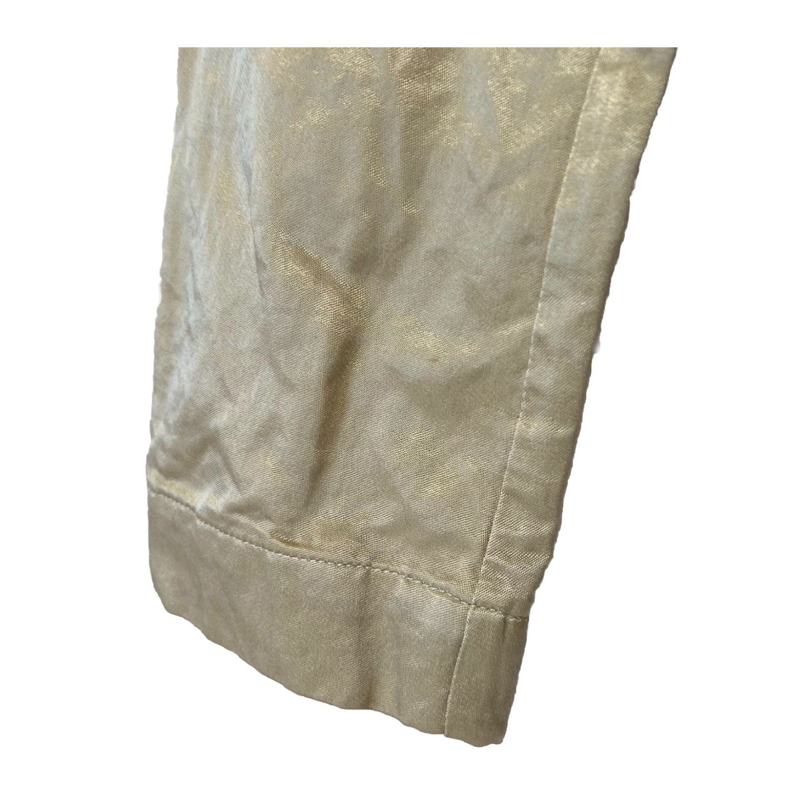Michael Kors VINTAGE Michael Kors Jacket Women M Gold Button Up Pockets Casual Party/Cocktail Workwear Size M / US 6-8 / IT 42-44 - 5 Thumbnail