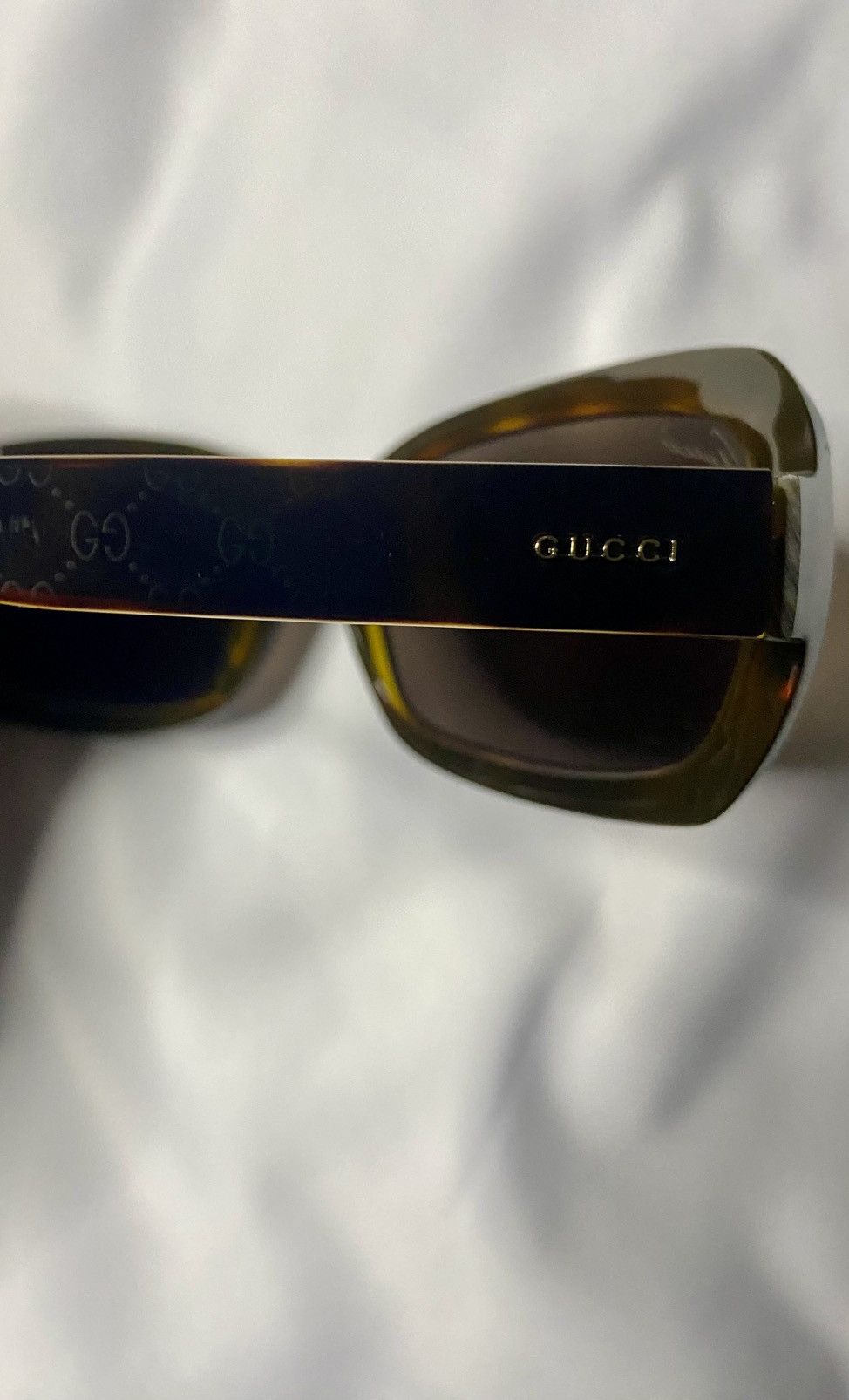 Gucci Gucci Brown Unisex Acetate Sunglasses Size ONE SIZE - 2 Thumbnail