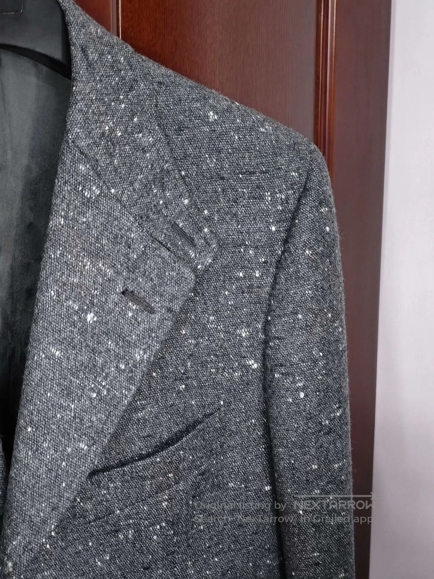 Alfred Dunhill Dunhill Gray Wool Cashmere Suit Jacket. Size US M / EU 48-50 / 2 - 2 Thumbnail