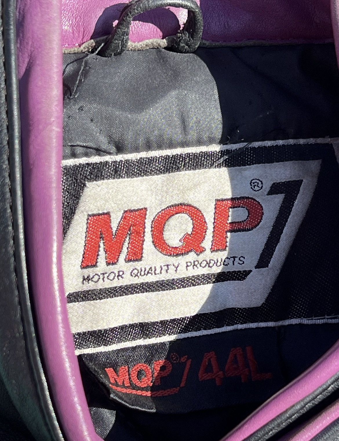 Other Vintage MQP Leather Motorcycle Jacket | 80s/90s Size L / US 10 / IT 46 - 4 Thumbnail