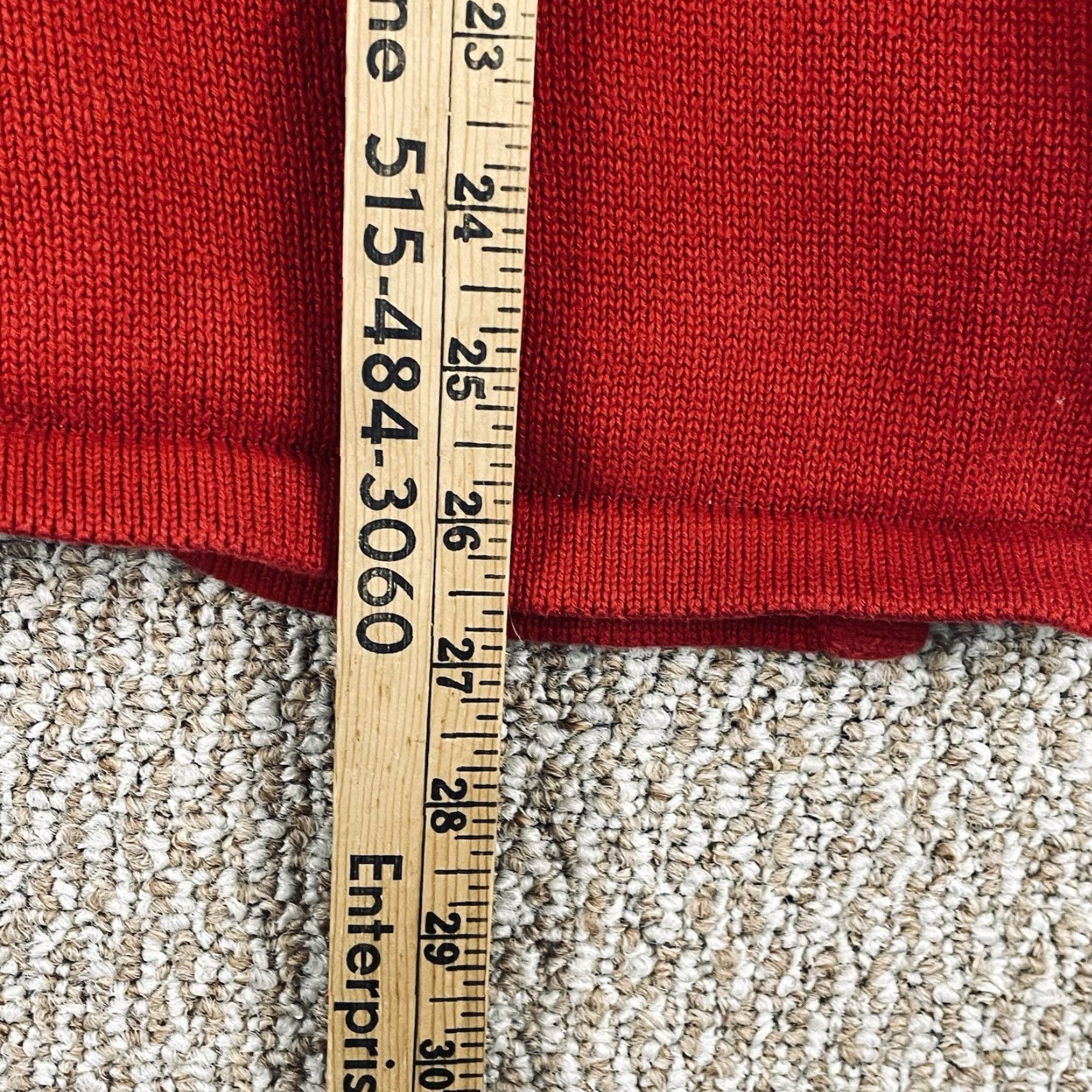 Ralph Lauren VINTAGE Lauren Ralph Lauren Sweater Womens 1X 1/4 Zip Red Crest Logo Pullover Knitted Cotton Knit Embroidered Zipper Logo Esque Size XL / US 12-14 / IT 48-50 - 6 Thumbnail
