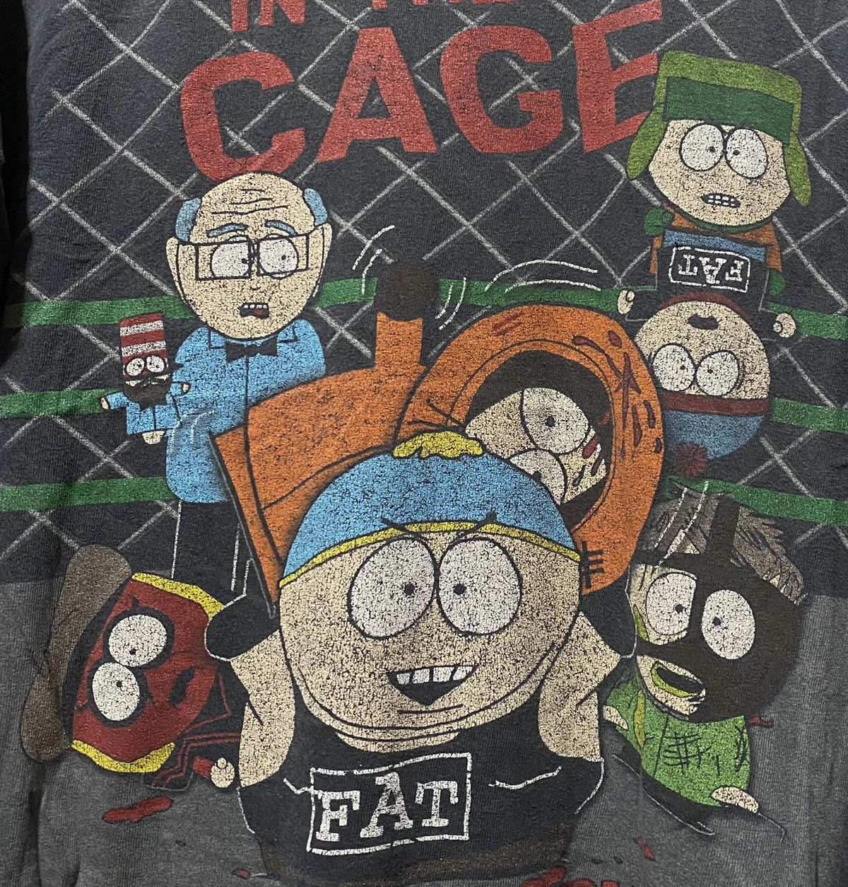Cartoon Network × Vintage South Park Rage in the Cage Battle of the Bulge 1998 vintage Size US L / EU 52-54 / 3 - 4 Thumbnail