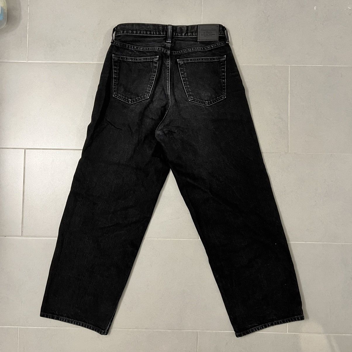 Abercrombie & Fitch Abercrombie & Fitch Ultra Baggy Jeans Black Size 28W x 30L Size US 28 / EU 44 - 2 Thumbnail
