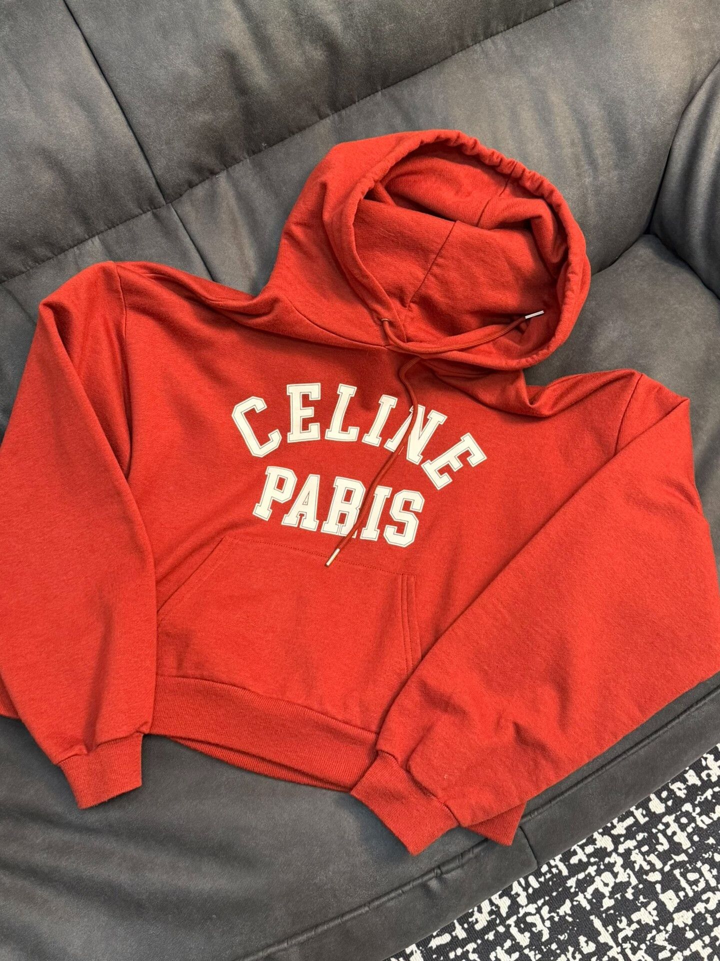 Celine Celine Red Letter Logo Sweatshirt Size M / US 6-8 / IT 42-44 - 1 Thumbnail