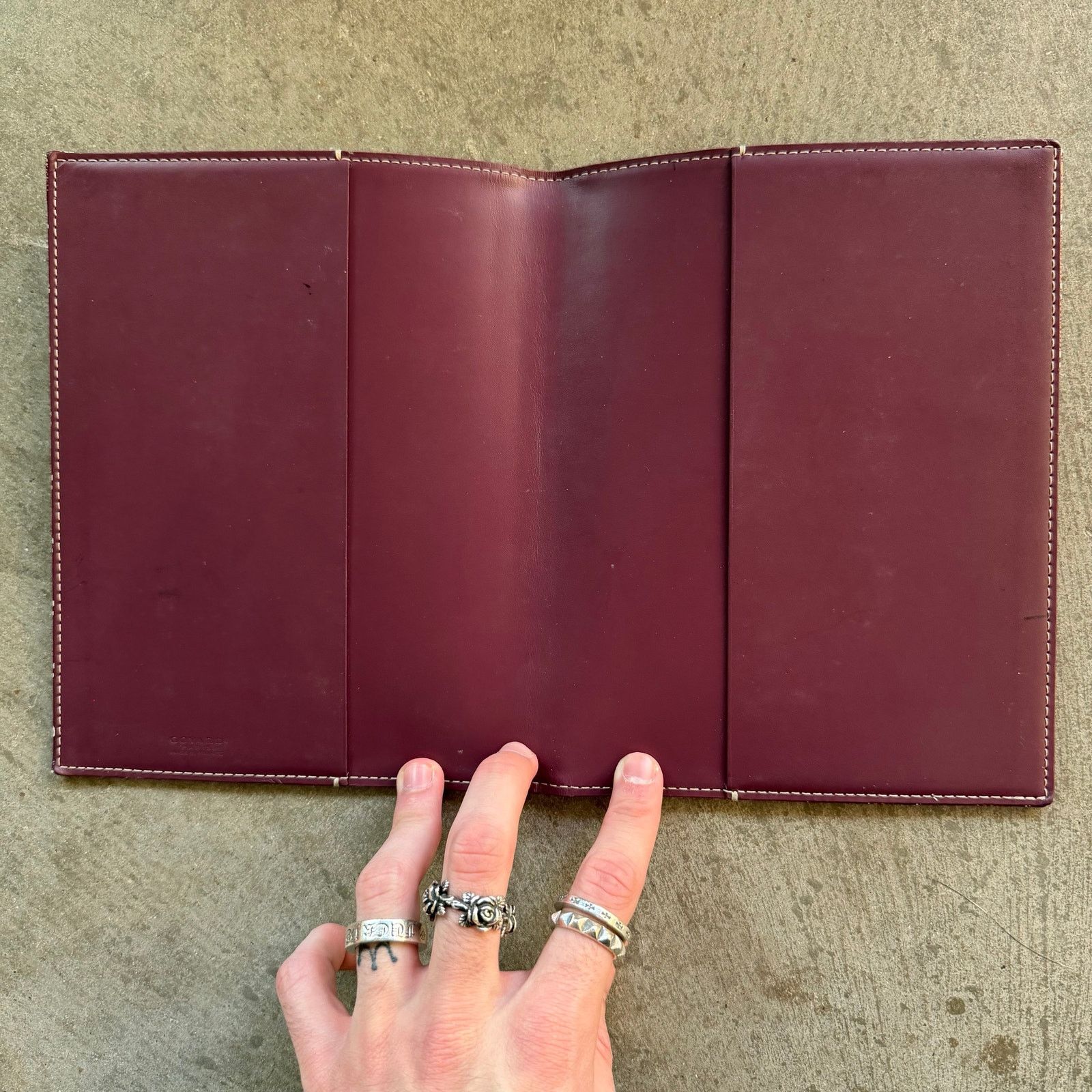 Goyard Goyard Goyardine Grenelle Journal Cover Red Size ONE SIZE - 6 Thumbnail