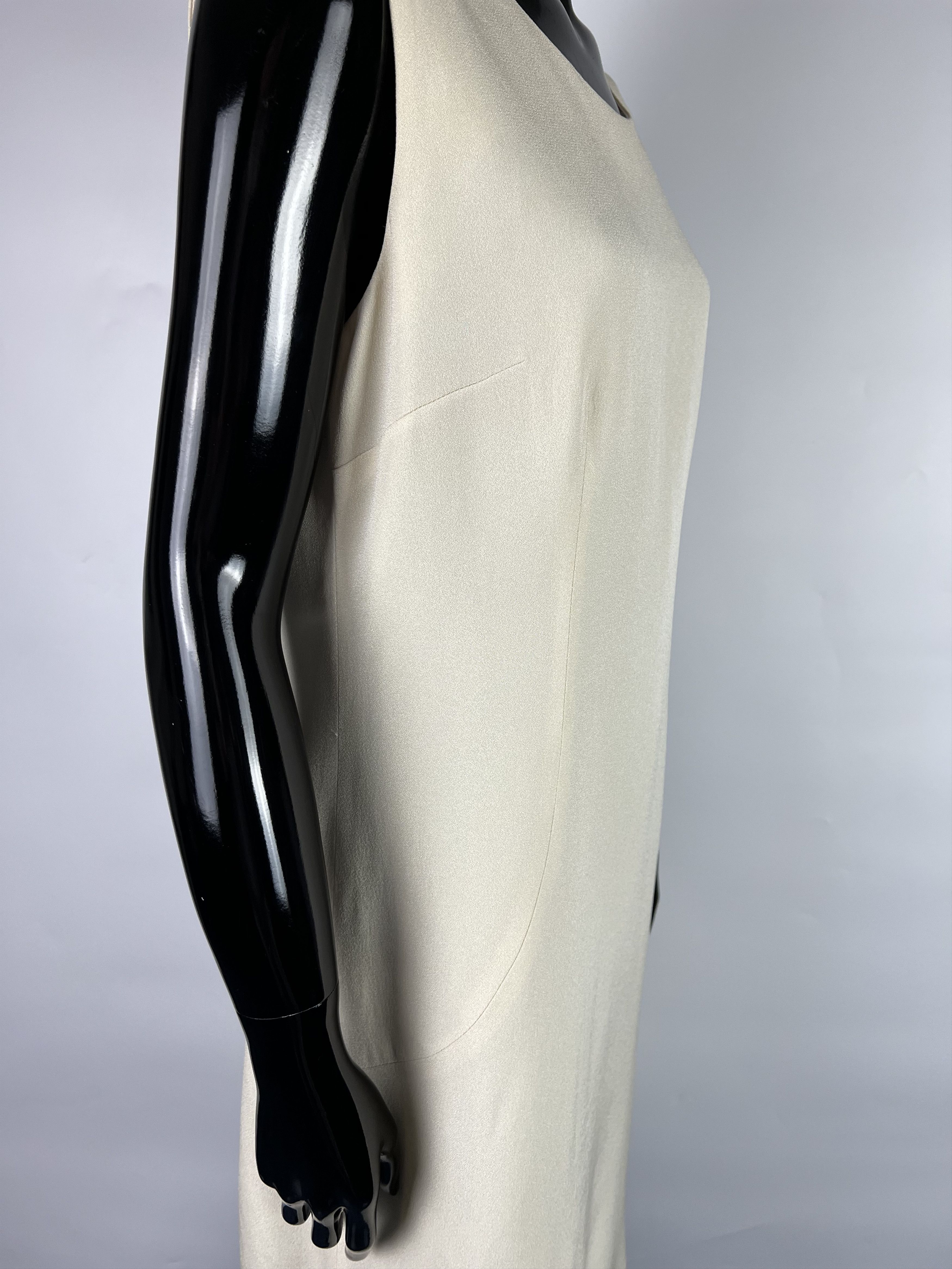 Dolce & Gabbana Dolce & Gabbana Ivory Sleeveless Knee Dress Size IT44 Size M / US 6-8 / IT 42-44 - 4 Thumbnail