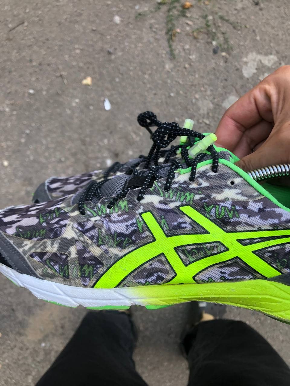 Asics Vintage Asics Gel-Hyper Tri Running Designer Sneakers Y2K Size US 8.5 / EU 41-42 - 7 Thumbnail