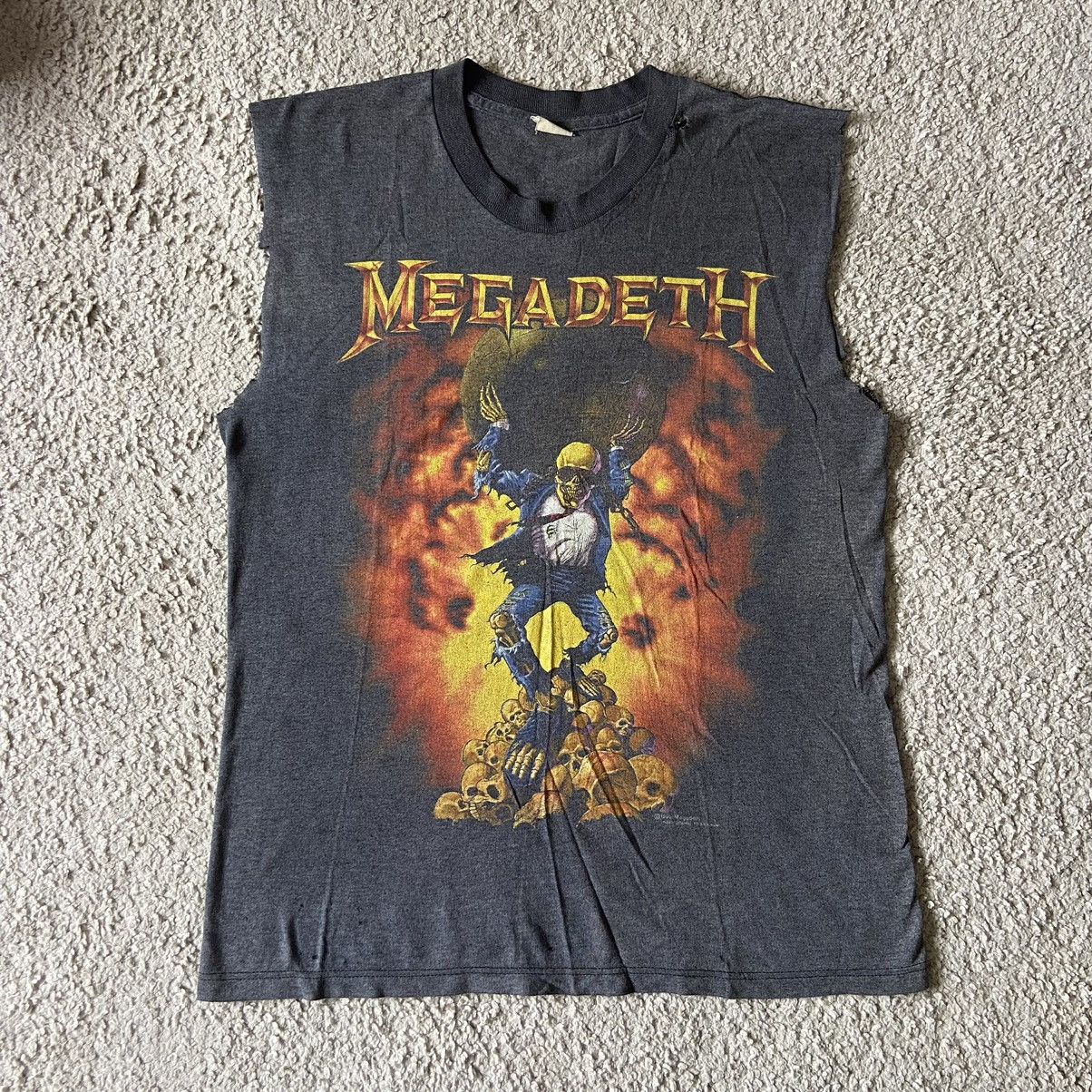 Vintage Vintage Megadeth 1991 sleeveless Size US M / EU 48-50 / 2 - 1 Thumbnail