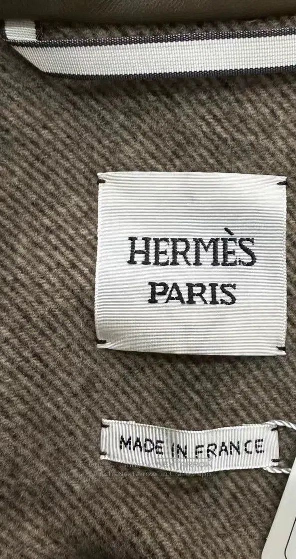 Hermes Hermes Color Blocked Cashmere and Mohair Wool Coat Size XXS / US 00 / IT 34 - 3 Thumbnail