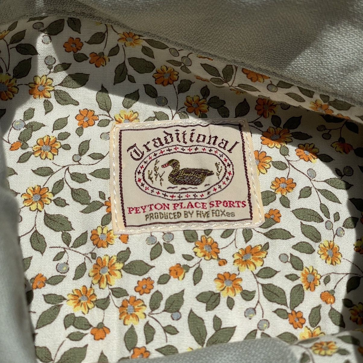 Japanese Brand “PEYTON PLACE SPORTS” PPFM FOR WOMAN FLORAL DENIM JACKET Size L / US 10 / IT 46 - 6 Thumbnail