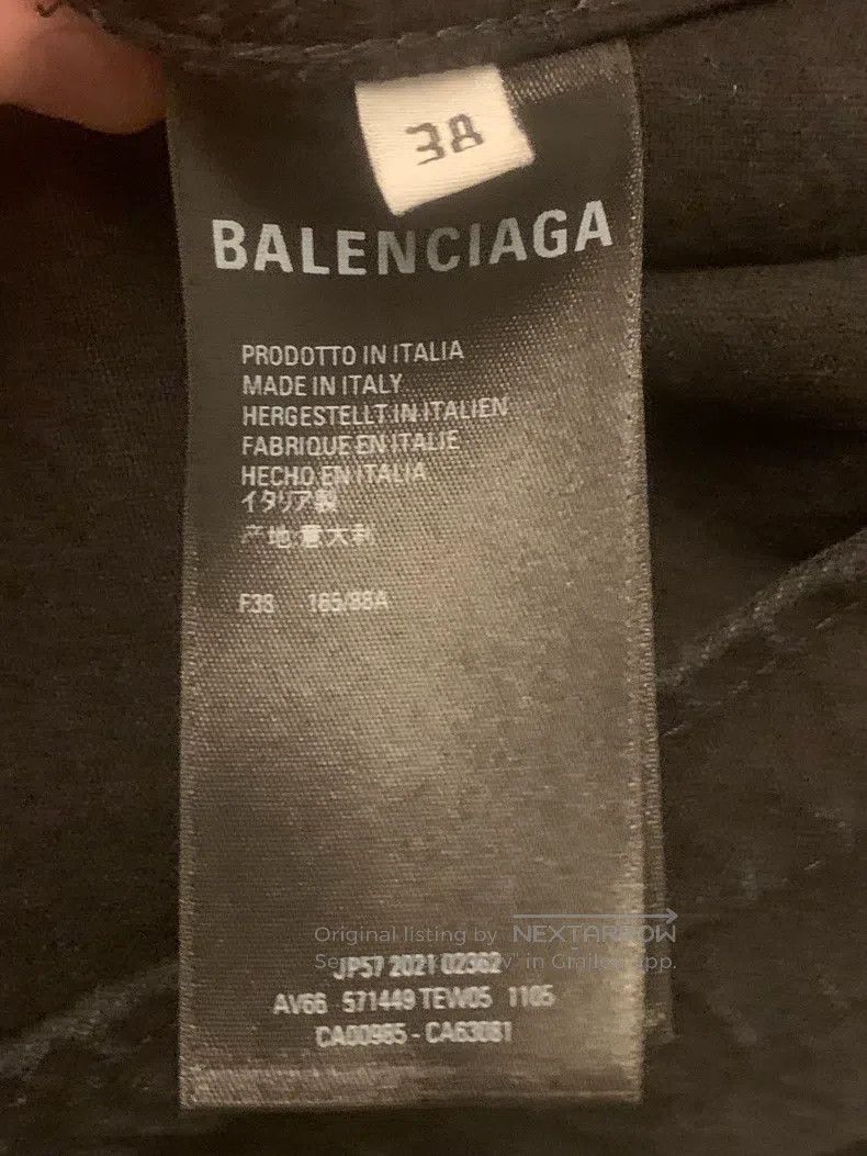 Balenciaga Balenciaga Black Denim Jacket Size XS / US 0-2 / IT 36-38 - 5 Thumbnail