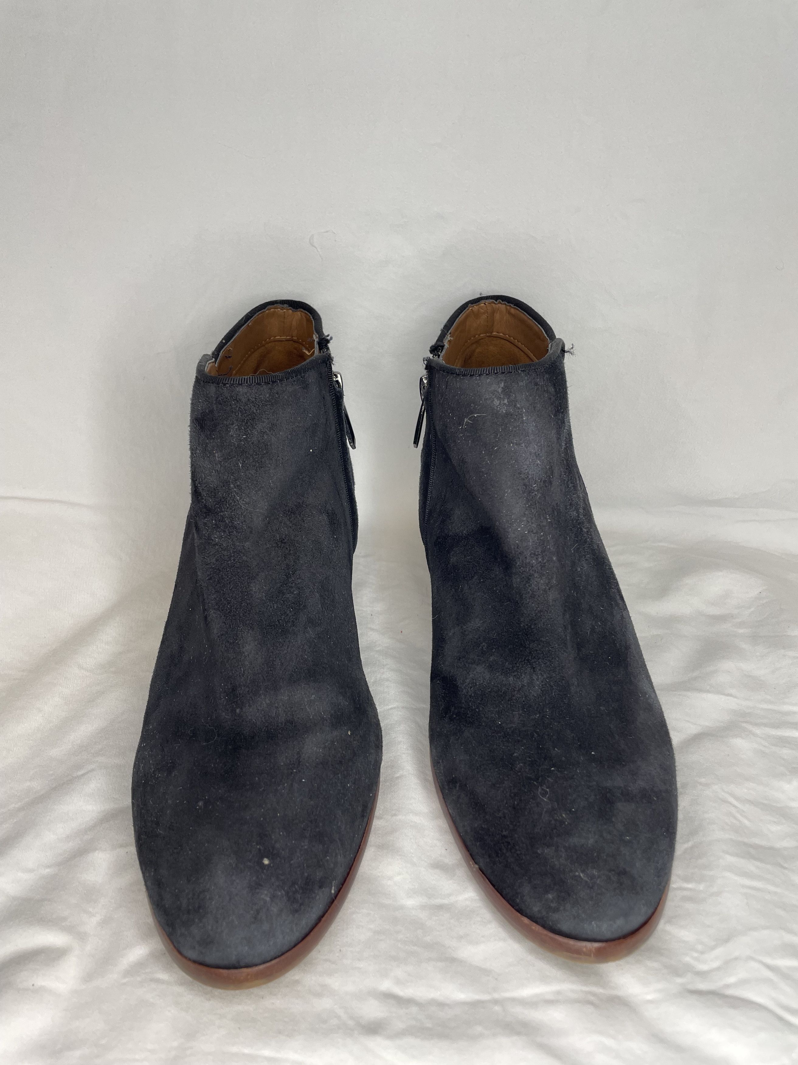 Sam Edelman Sam Edelman Petty Ankle Boots Size 8 Suede Leather Side Zip Size US 8 / IT 38 - 1 Thumbnail