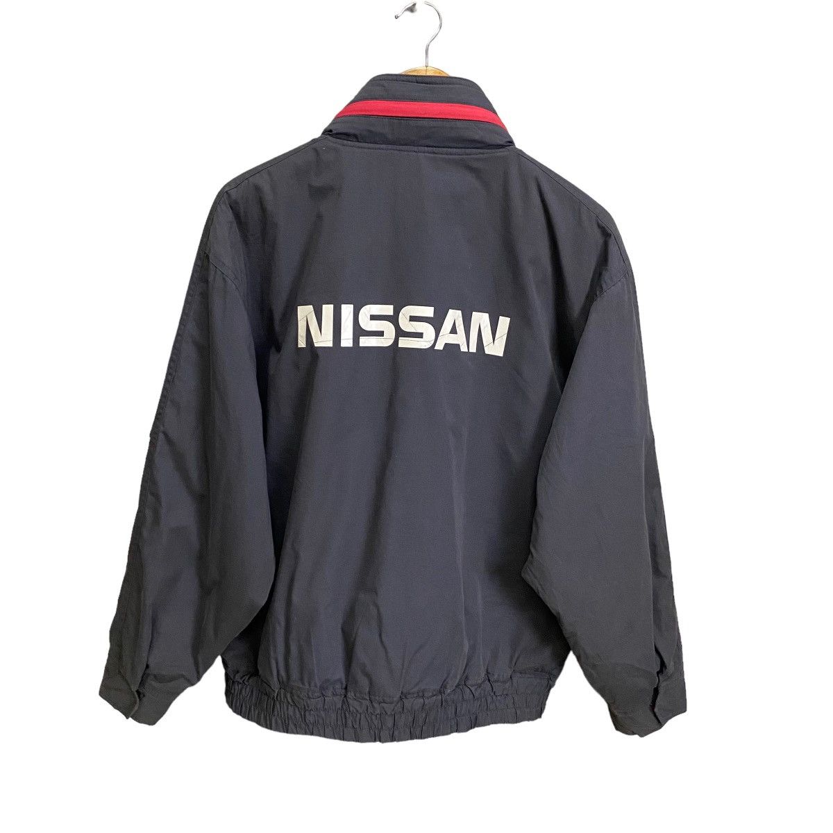 image of Nissan Racing Bomber Jacket in Grey, Men's (Size Large)
