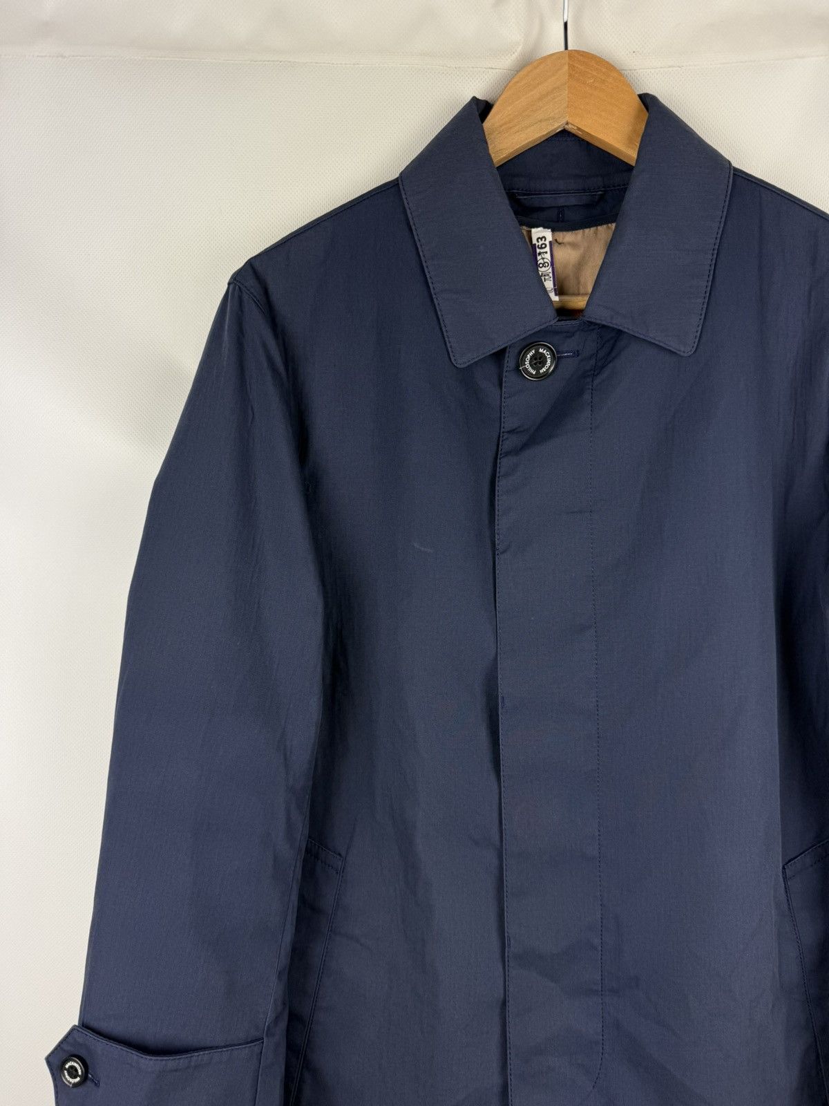 Mackintosh Mackintosh Philosophy Plaid Wool Lined Trench Coat Jacket Size US S / EU 44-46 / 1 - 2 Thumbnail