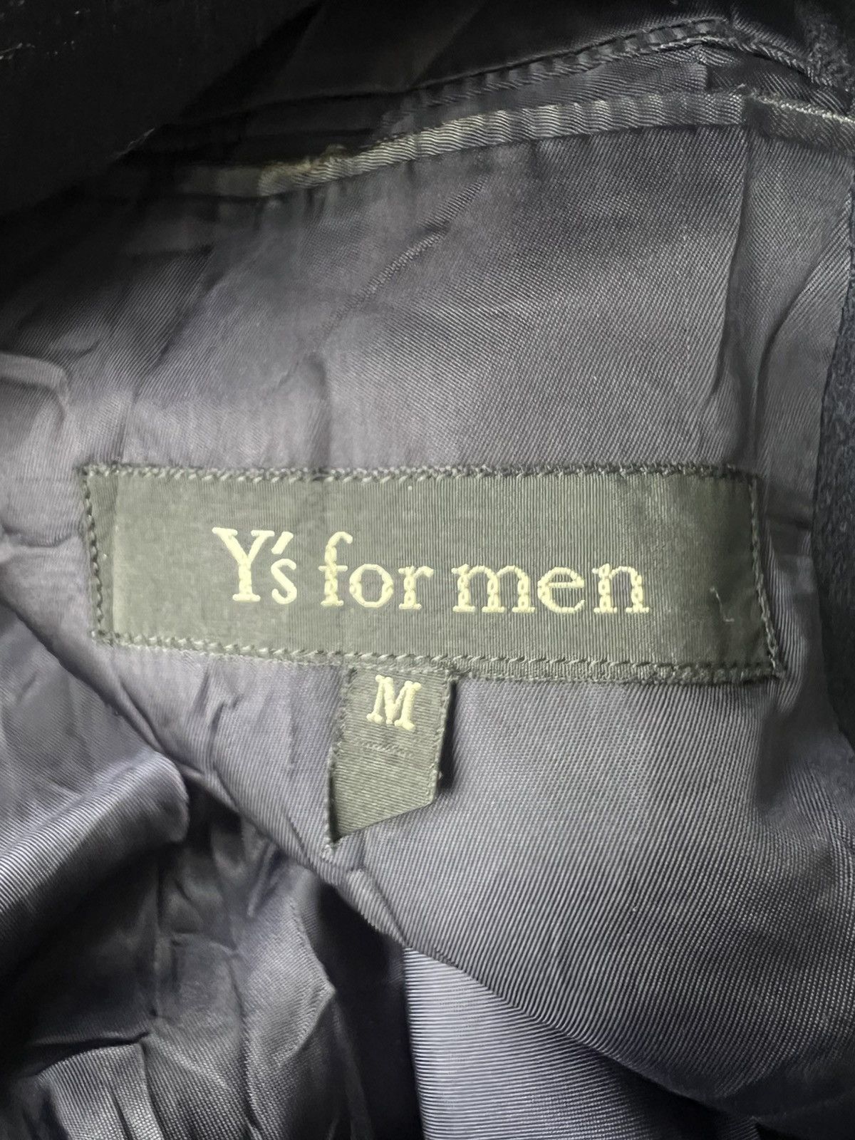 Yohji Yamamoto 1990s YY Mens Pinstriped Casual/Formal Gabardine Blazer Coat Size US M / EU 48-50 / 2 - 6 Thumbnail
