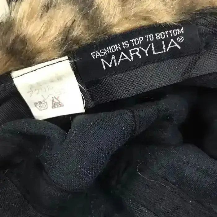 Japanese Brand Marylia Fur Fleece Plain Hat Size ONE SIZE - 5 Thumbnail