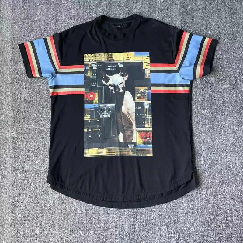 Givenchy Givenchy Black Cotton Men's T-Shirt for Spring 0089 Size US XXS / EU 40 - 1 Thumbnail