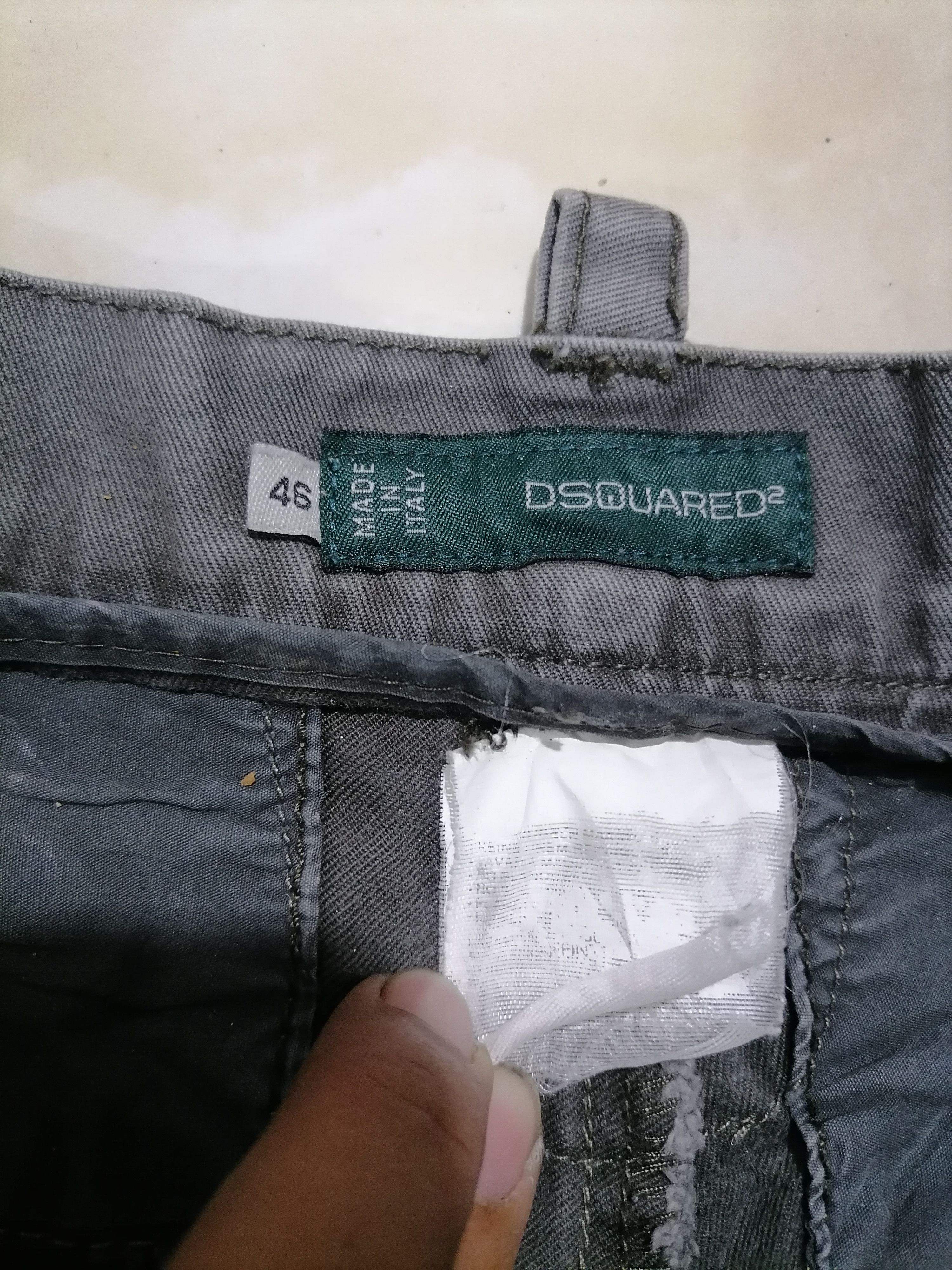 Designer × Dsquared2 Dsquared2 Distressed Streetwear Pant Size US 31 - 4 Thumbnail