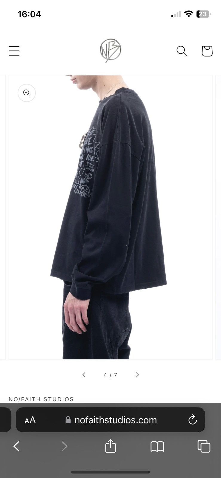 No Faith Studios No faith longsleeve | Grailed