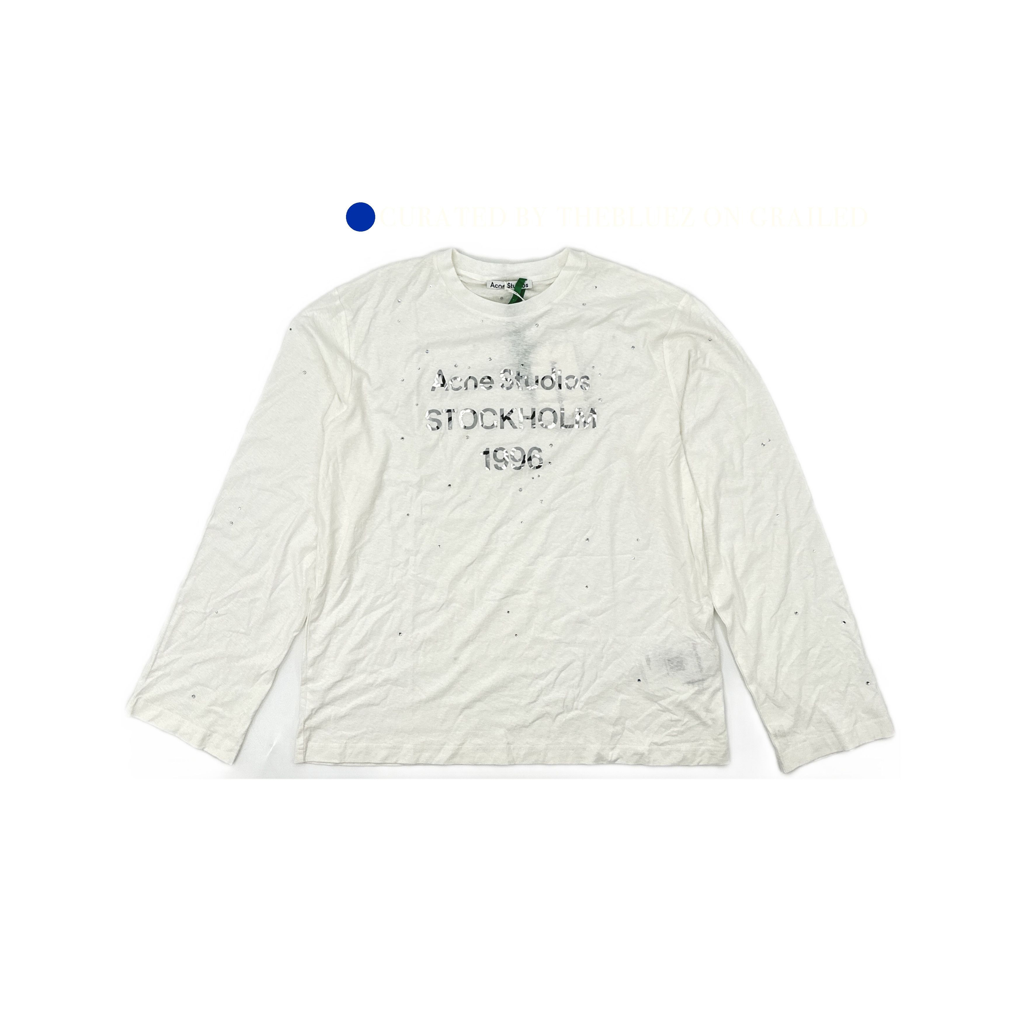 Acne Studios Vintage 1996 Crystal Long Sleeve T-Shirt Size US M / EU 48-50 / 2 - 1 Thumbnail
