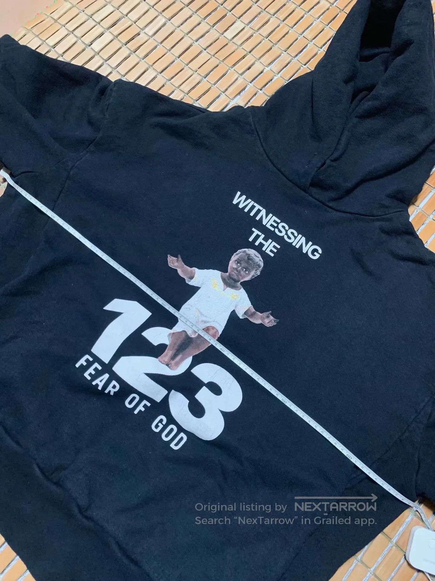 Fear of God RRR123 x FEAR OF GOD Black Hoodie. Size US XL / EU 56 / 4 - 7 Thumbnail