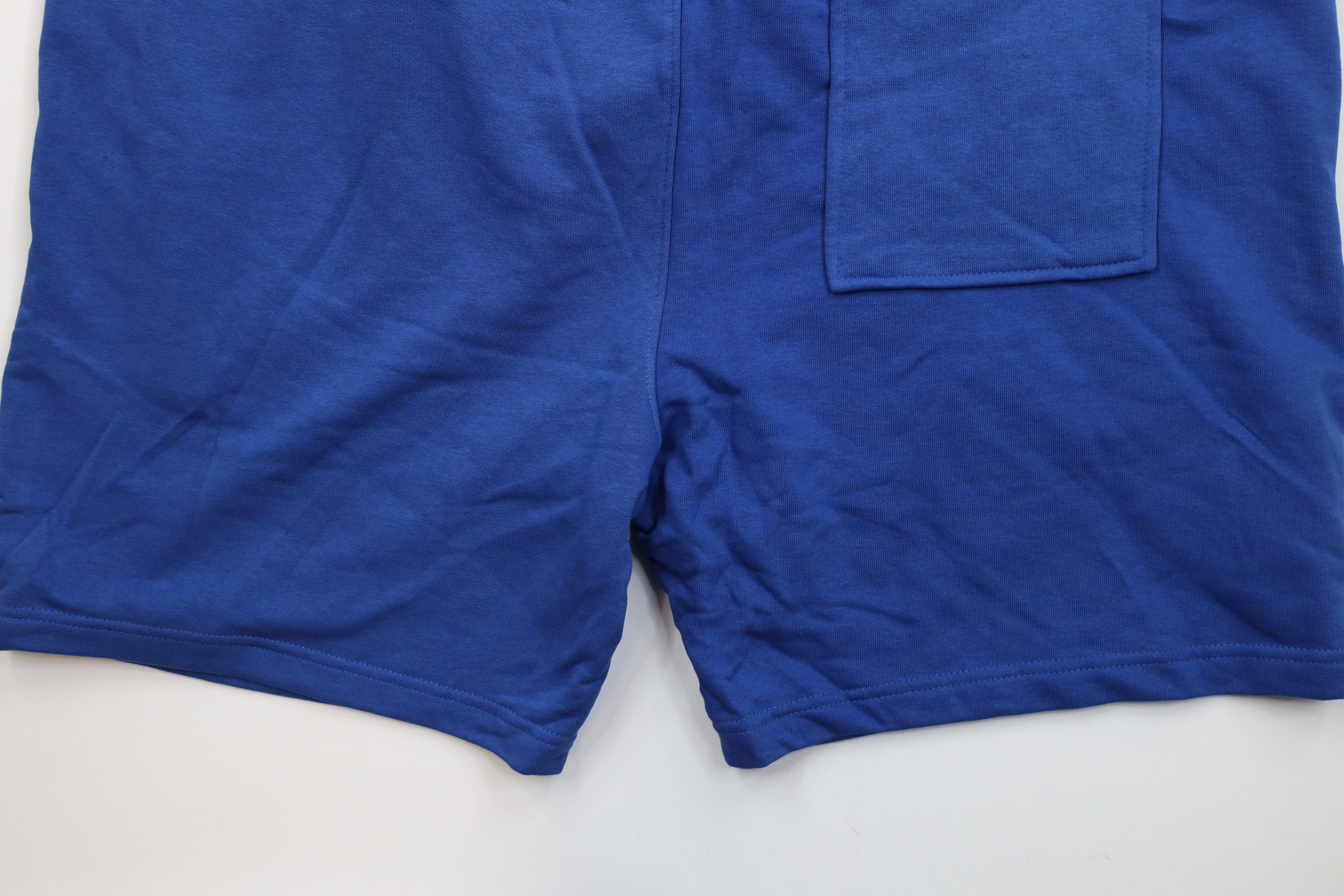 Vintage Deadstock Y2K Streetwear Above Knee Jogger Shorts Blue Size US 40 / EU 56 - 10 Thumbnail