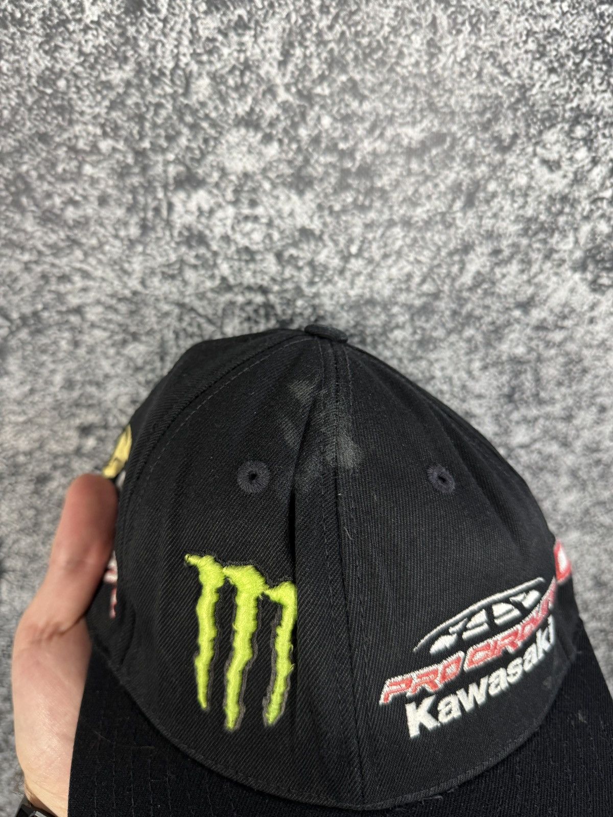 Vintage Kawasaki Monster Racing Cap Hat Vans Vintage Formula 1 Size ONE SIZE - 7 Thumbnail