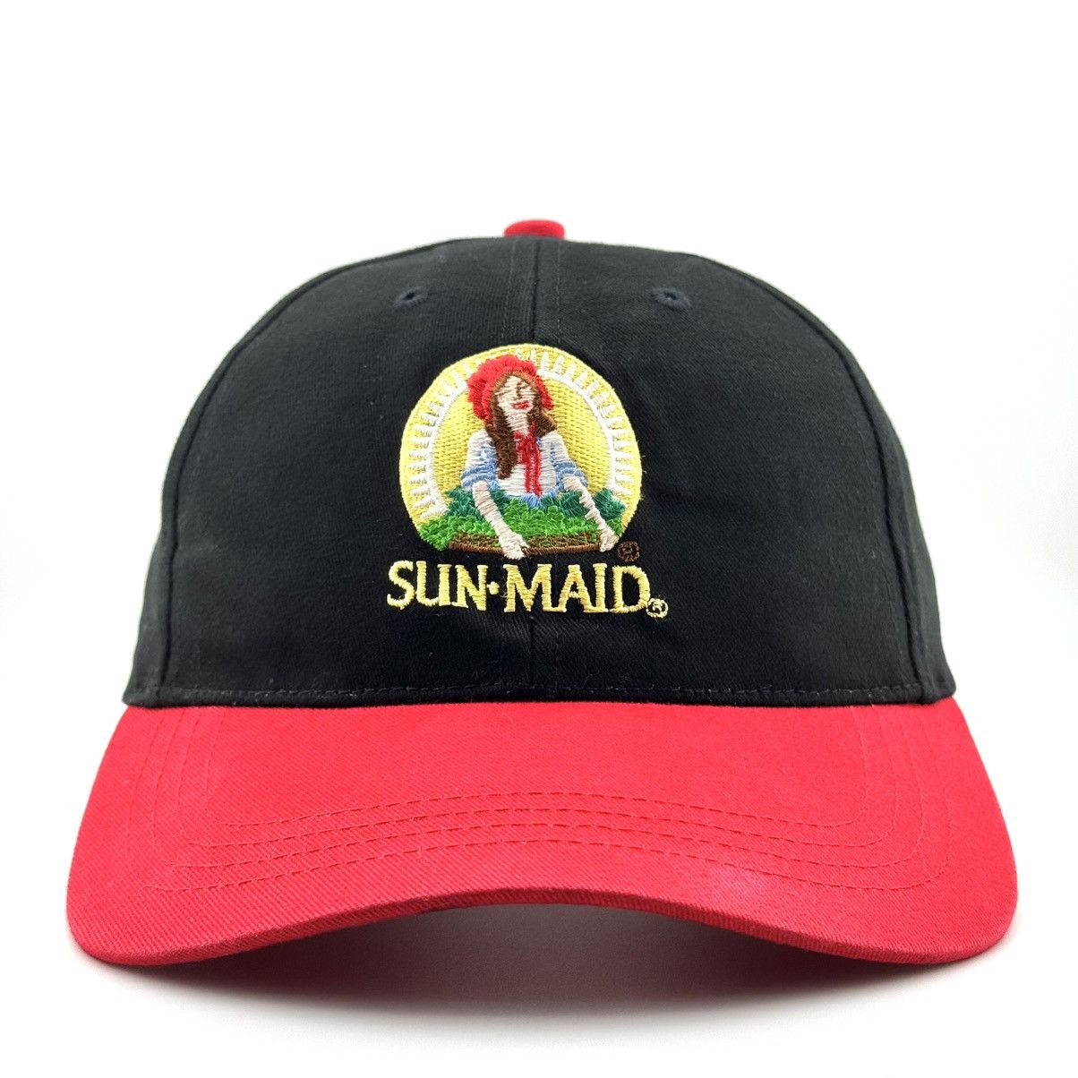 Vintage Vintage Sun Maid Raisins Cap Black & Red Embroidered Logo Size ONE SIZE - 3 Thumbnail