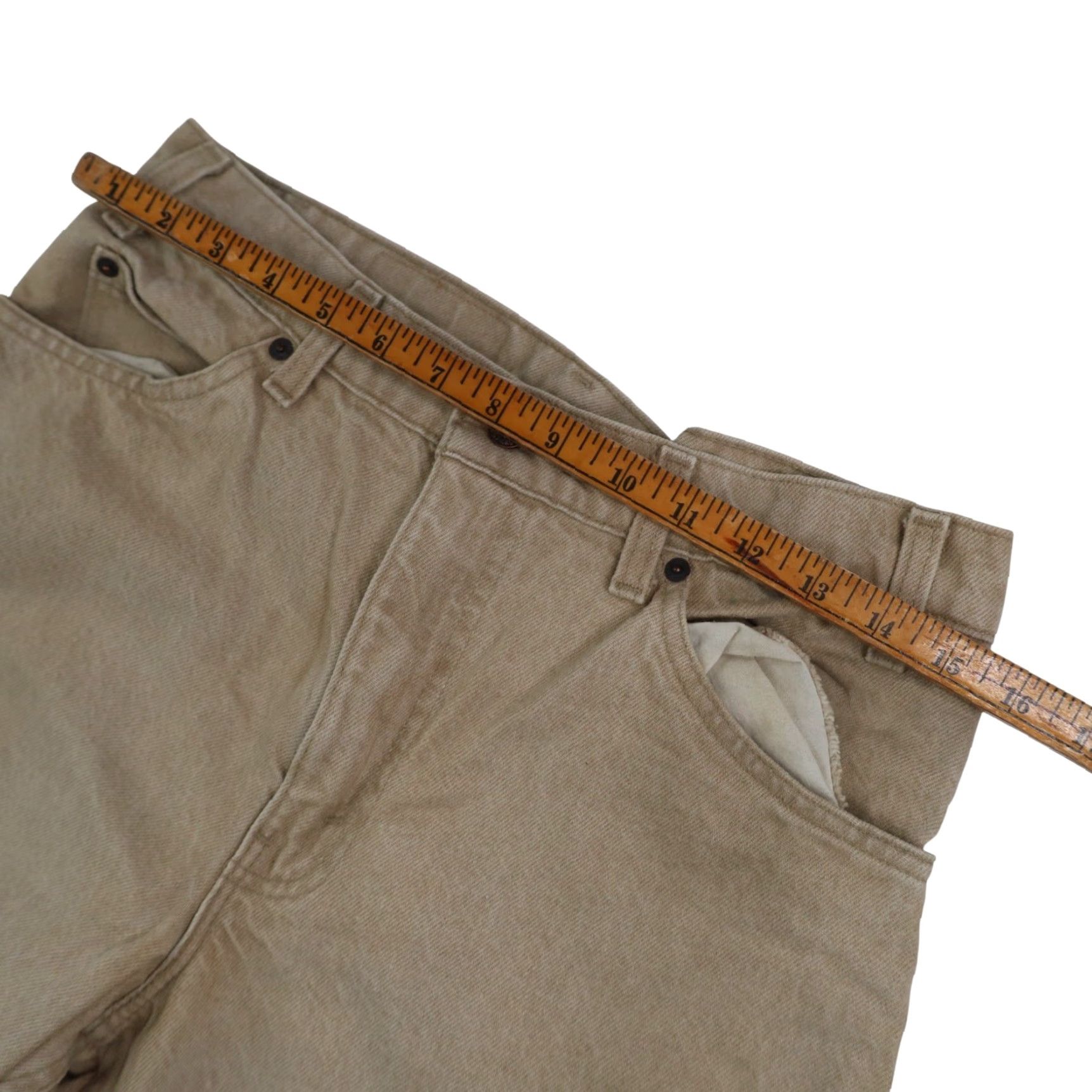 Levi's VINTAGE Levi's 550 Denim Jeans Tan 32x30 Mens Orange Tab Jeans Tan Jeans Mens 550 Vintage Levi's 550 Orange Tab Denim Jeans Tan 32x30 Mens Size US 32 / EU 48 - 6 Thumbnail