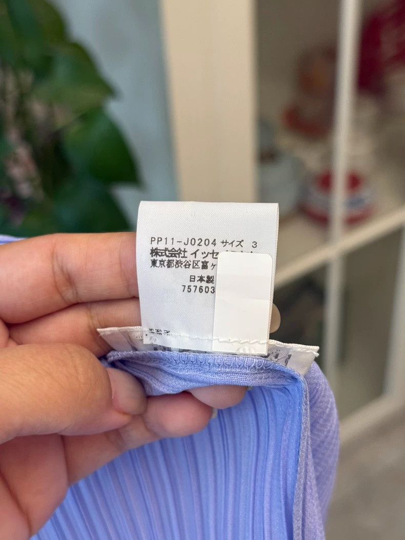 Issey Miyake Issey Miyake size:3 Purple pleated cardigan Size XS / US 0-2 / IT 36-38 - 4 Thumbnail