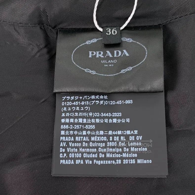 Prada Prada Black triangle round-neck sleeveless dress Size XXS / US 00 / IT 34 - 7 Thumbnail