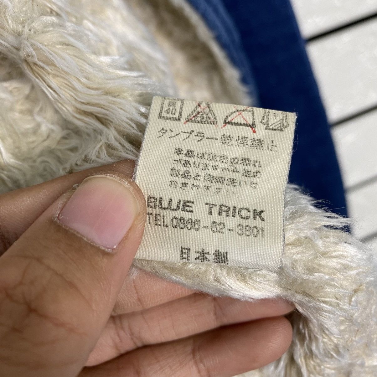 Blue Blue Japan 📌Vintage Zipper Sweater Blanket Denim Blue Trick Size US M / EU 48-50 / 2 - 21 Thumbnail