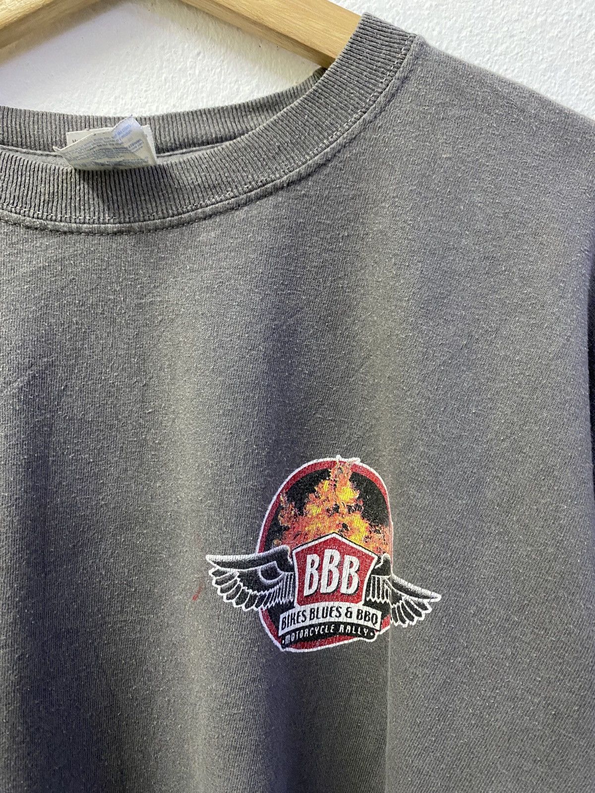 Vintage Rare Bikes Blues & BBQ Motorcycle Rally Tee Size US L / EU 52-54 / 3 - 5 Thumbnail