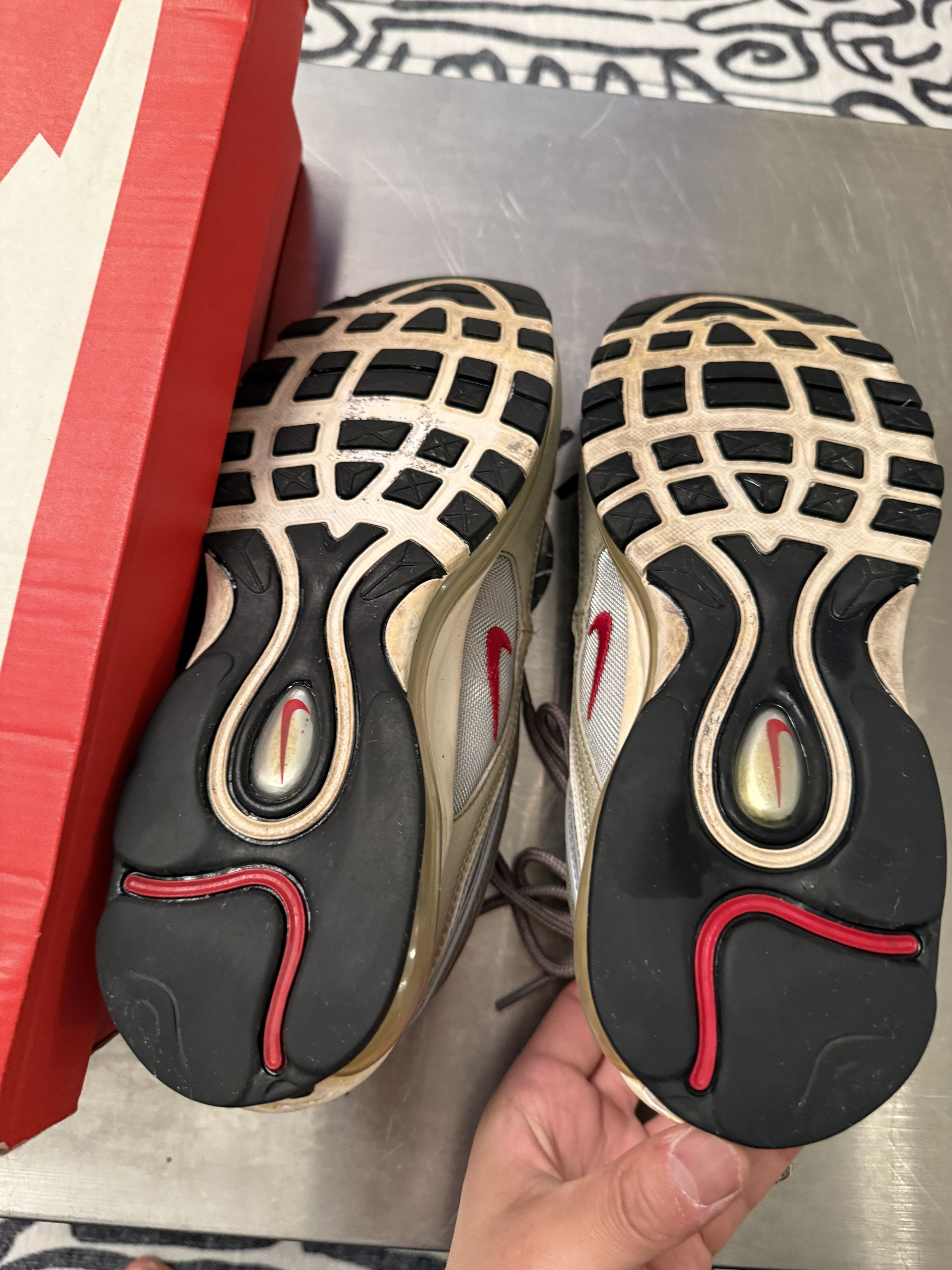 Nike NIKE AIR MAX 97 OG Silver Size US 8 / EU 41 - 8 Thumbnail