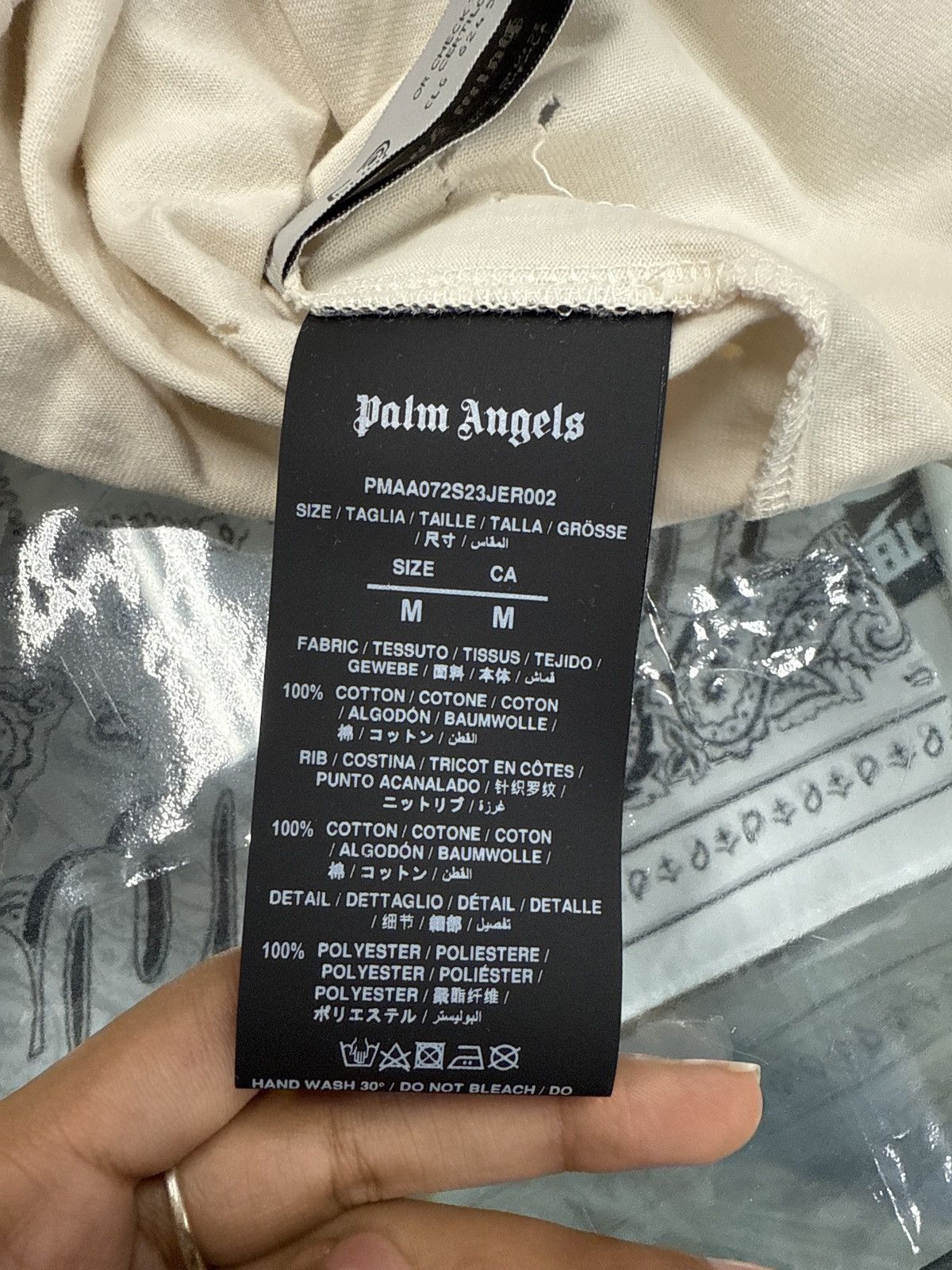 Palm Angels Palm Sign T-shirt Size US M / EU 48-50 / 2 - 4 Thumbnail