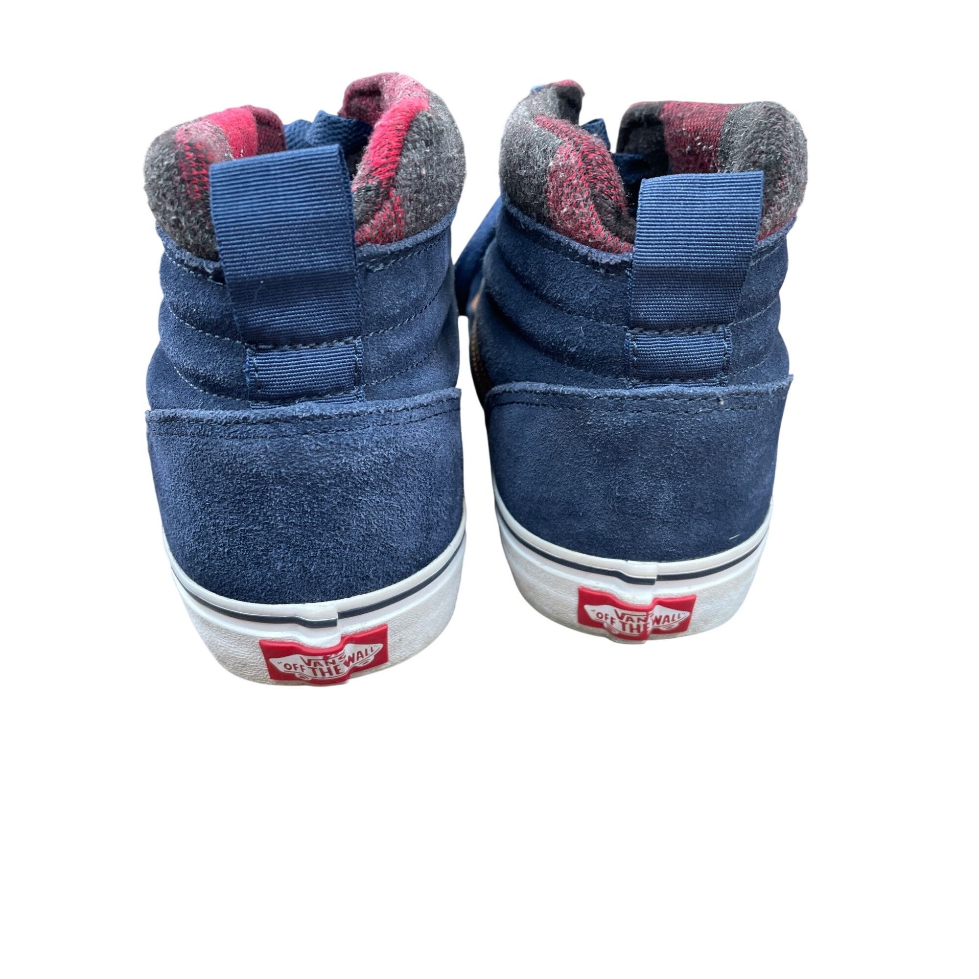 Vans Vans Mens Blue Suede Canvas High-Top Sneakers size 9 SKU 905 Size US 9 / EU 42 - 12 Thumbnail