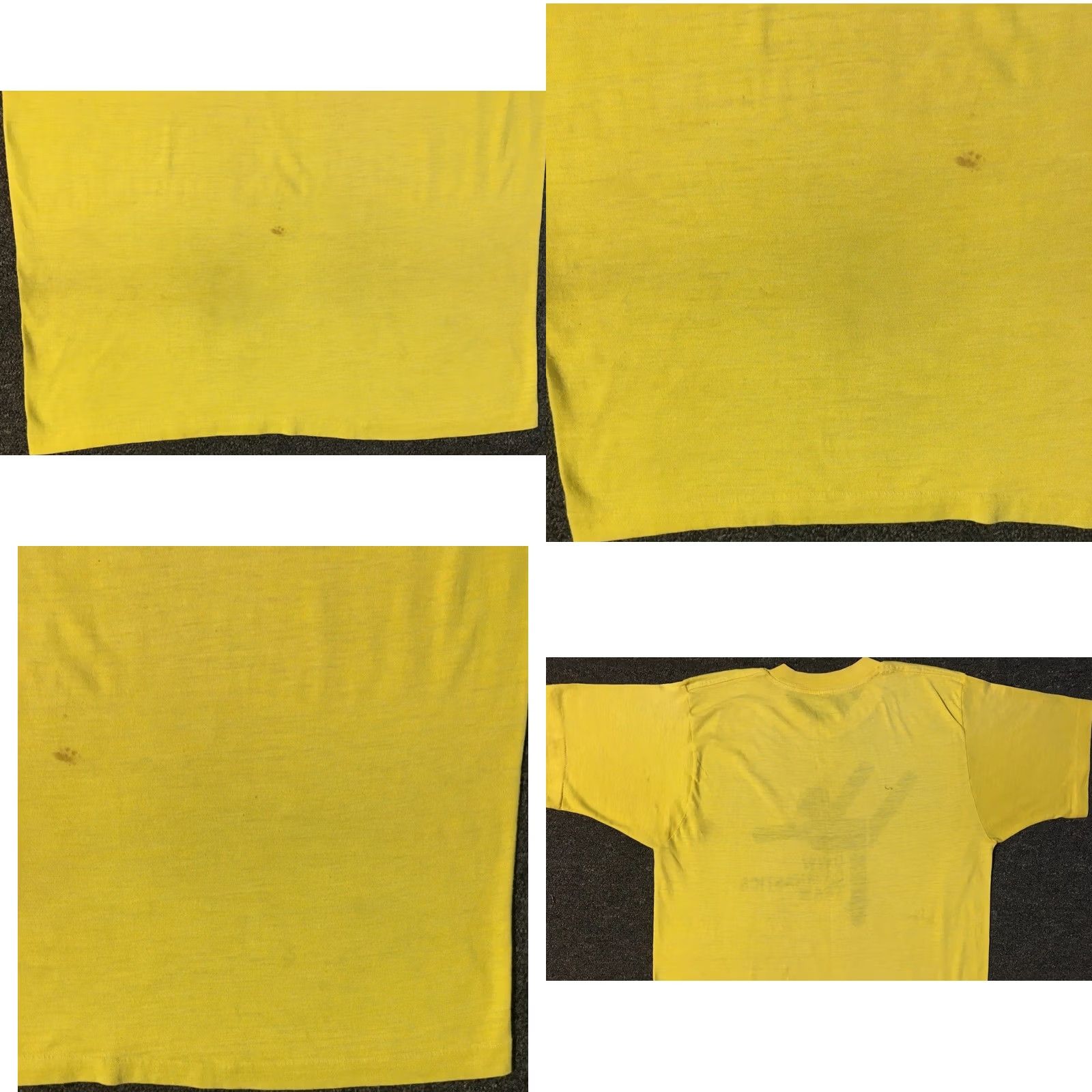 Vintage VINTAGE UWW Gymnastics Team Shirt S Yellow 90s Grunge College University Wisconsin-Whitewater Short Sleeve Crew Neck Graphic Tee Mens Size US S / EU 44-46 / 1 - 9 Thumbnail