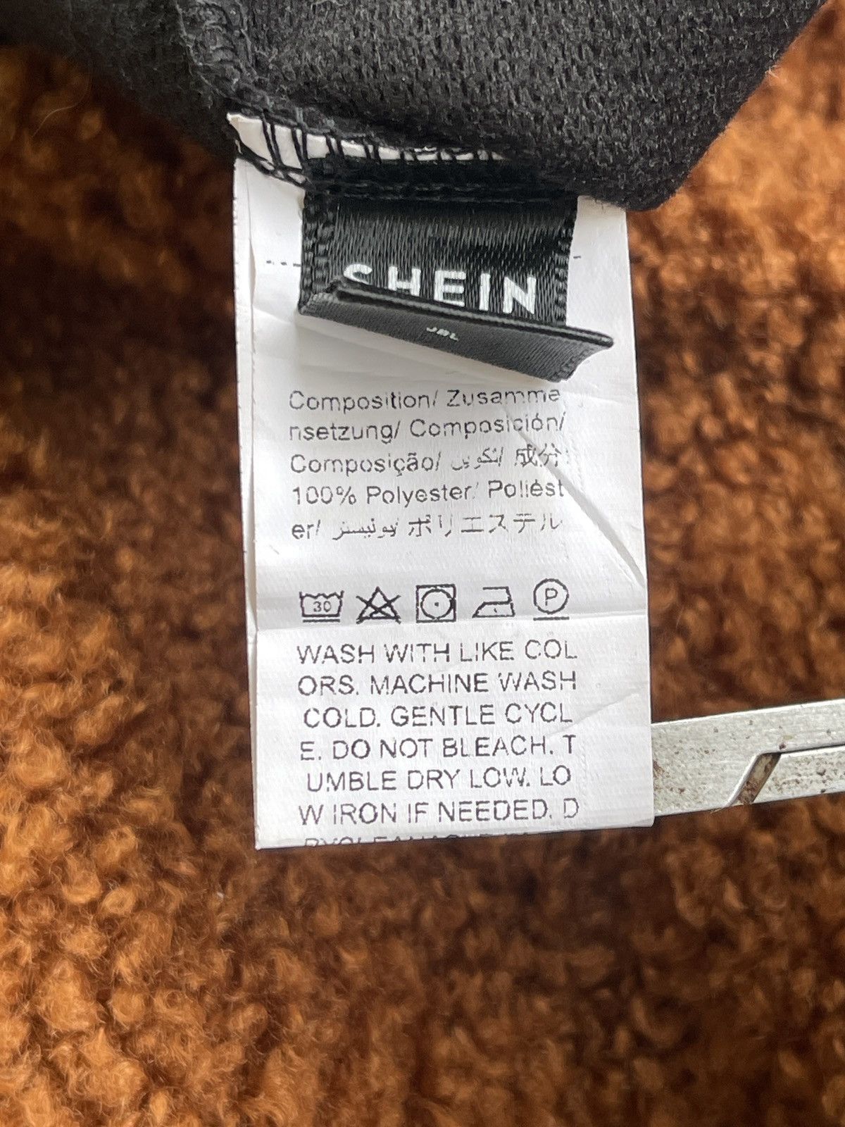 Shein Shein Men Flocking Bear Varsity Jacket Size US L / EU 52-54 / 3 - 9 Thumbnail
