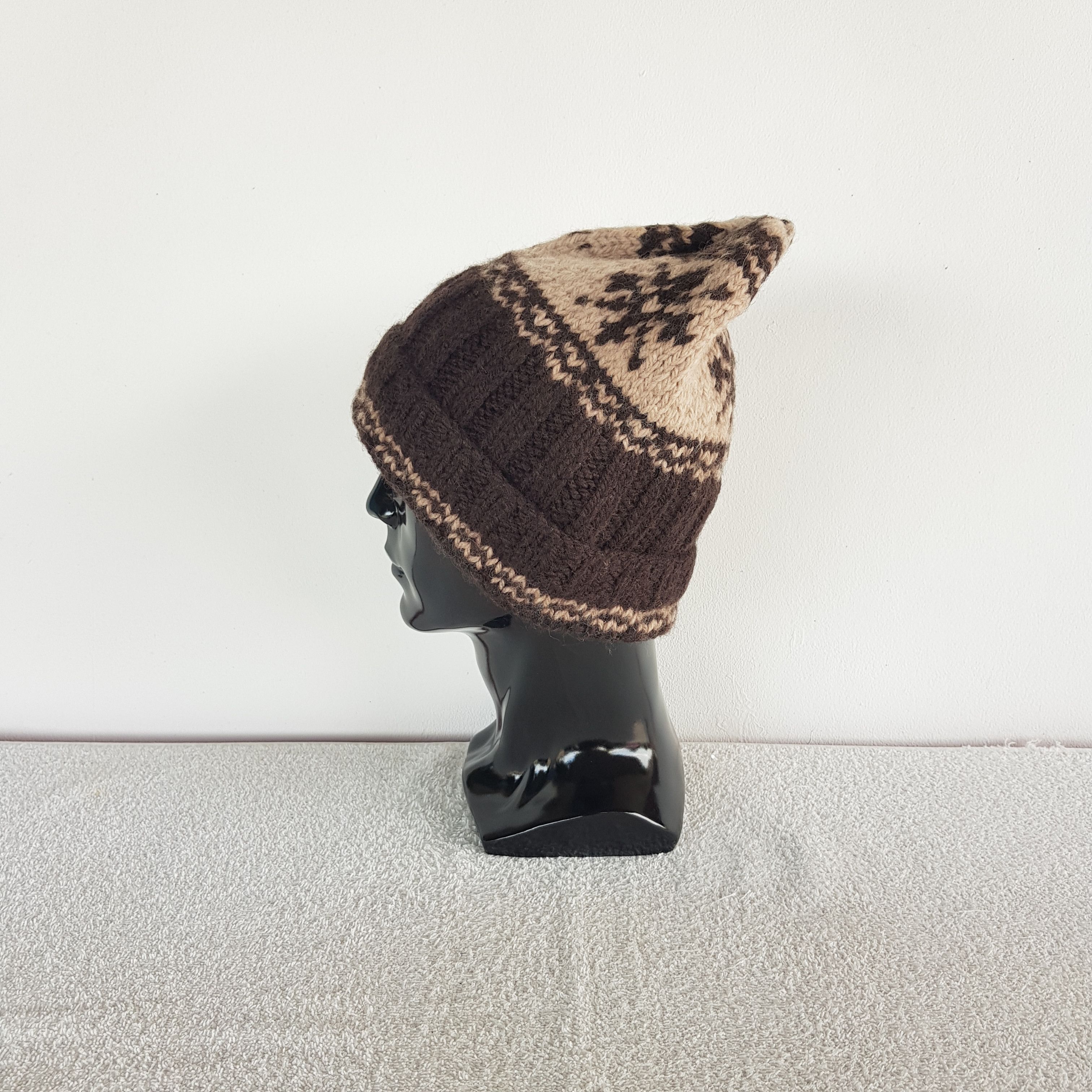 Other Vintage Fred Dare Beanie Hand Knit Crochet Snow Caps Hats Size ONE SIZE - 4 Thumbnail