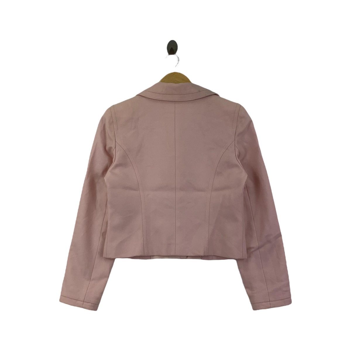 Courreges Vintage COURREGES France Designer Brand Pink Blazer Jacket Size XS / US 0-2 / IT 36-38 - 8 Thumbnail