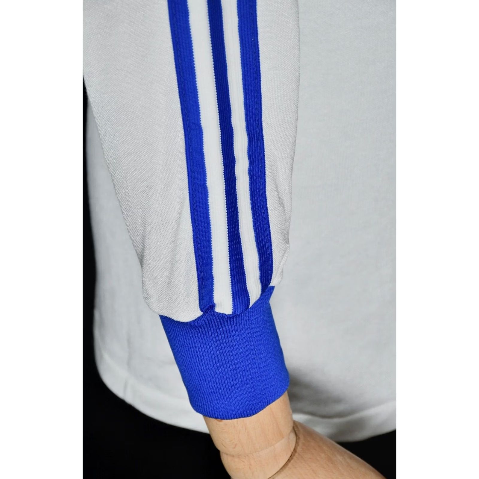 Adidas VINTAGE adidas West Germany Shirt Mens M White Jersey Regular Crew Neck Long Sleeve 50% Polyester 50% Cotton 50% Poly 100% Genuine New Without Tag Size US M / EU 48-50 / 2 - 7 Thumbnail