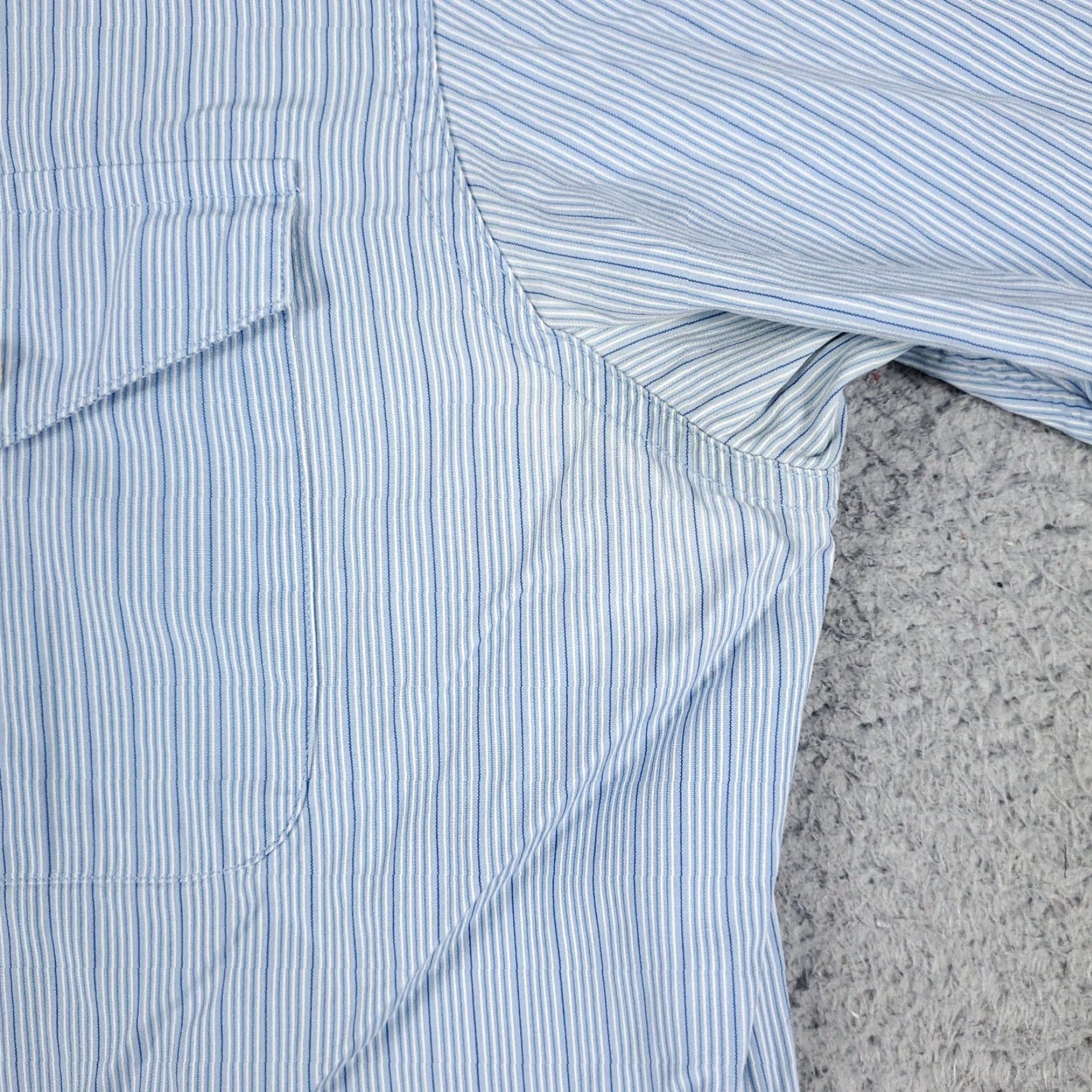 Ralph Lauren Ralph Lauren Blue Striped Button-Up Shirt Men's Medium Long Sleeve Classic Preppy Size US M / EU 48-50 / 2 - 5 Thumbnail