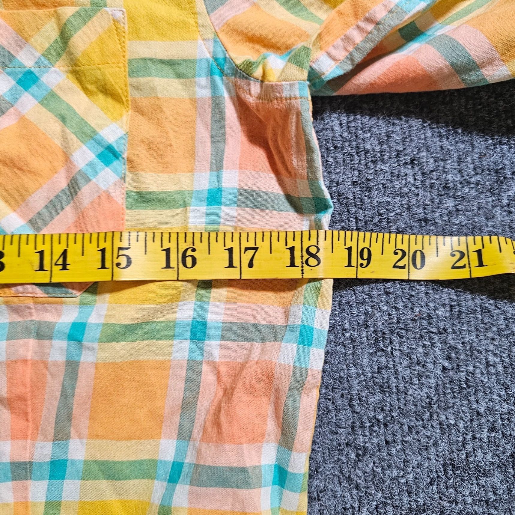 Vintage L.L. Bean Blouse Shirt Womens Size 10 Yellow Plaid Button Long Sleeve Casual Fall Winter Spring Ready to Ship Mens Womens Girls Boys Size L / US 10 / IT 46 - 6 Thumbnail