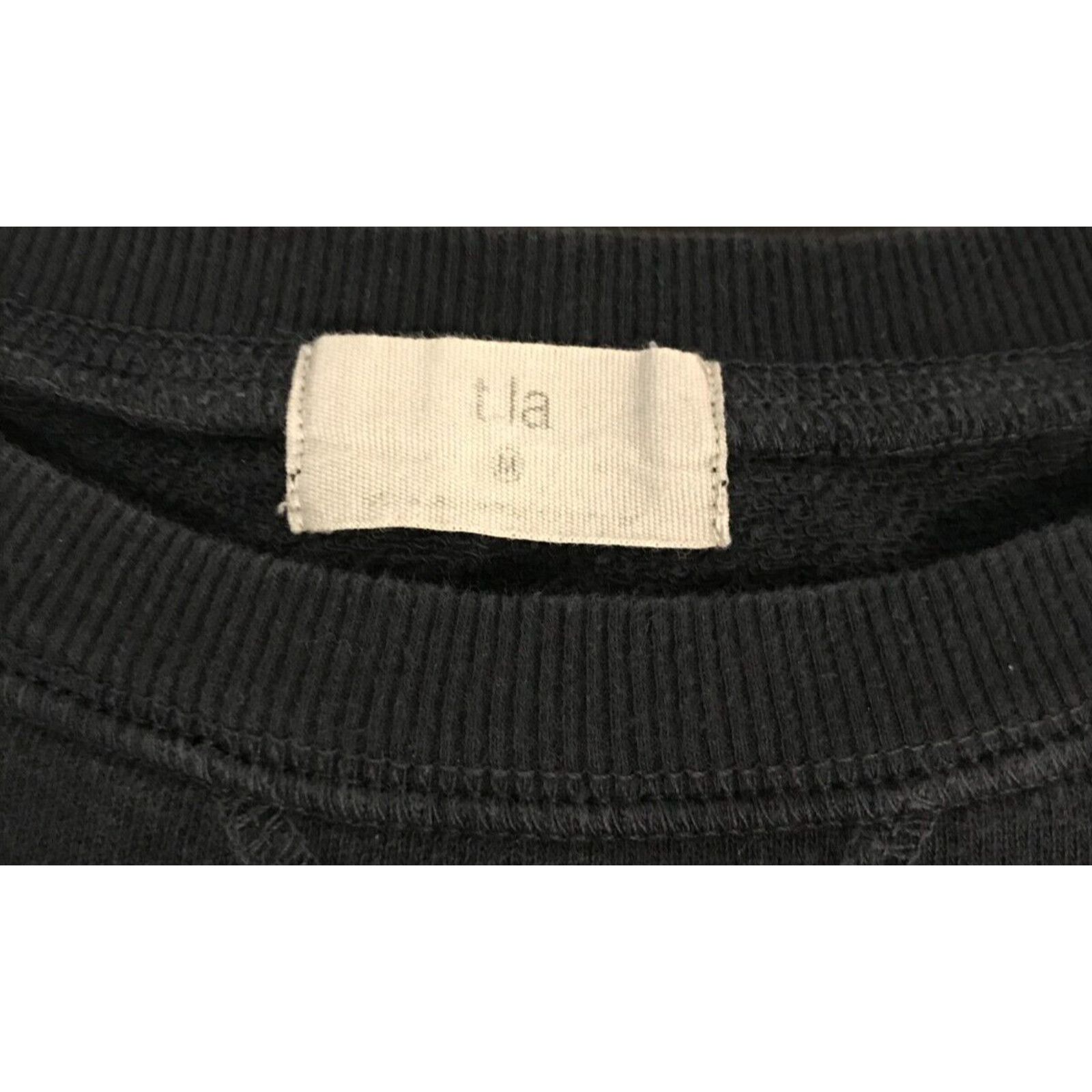 Anthropologie Anthropologie t. la Cropped Roll Hem Crewneck Sweatshirt Size M / US 6-8 / IT 42-44 - 4 Thumbnail